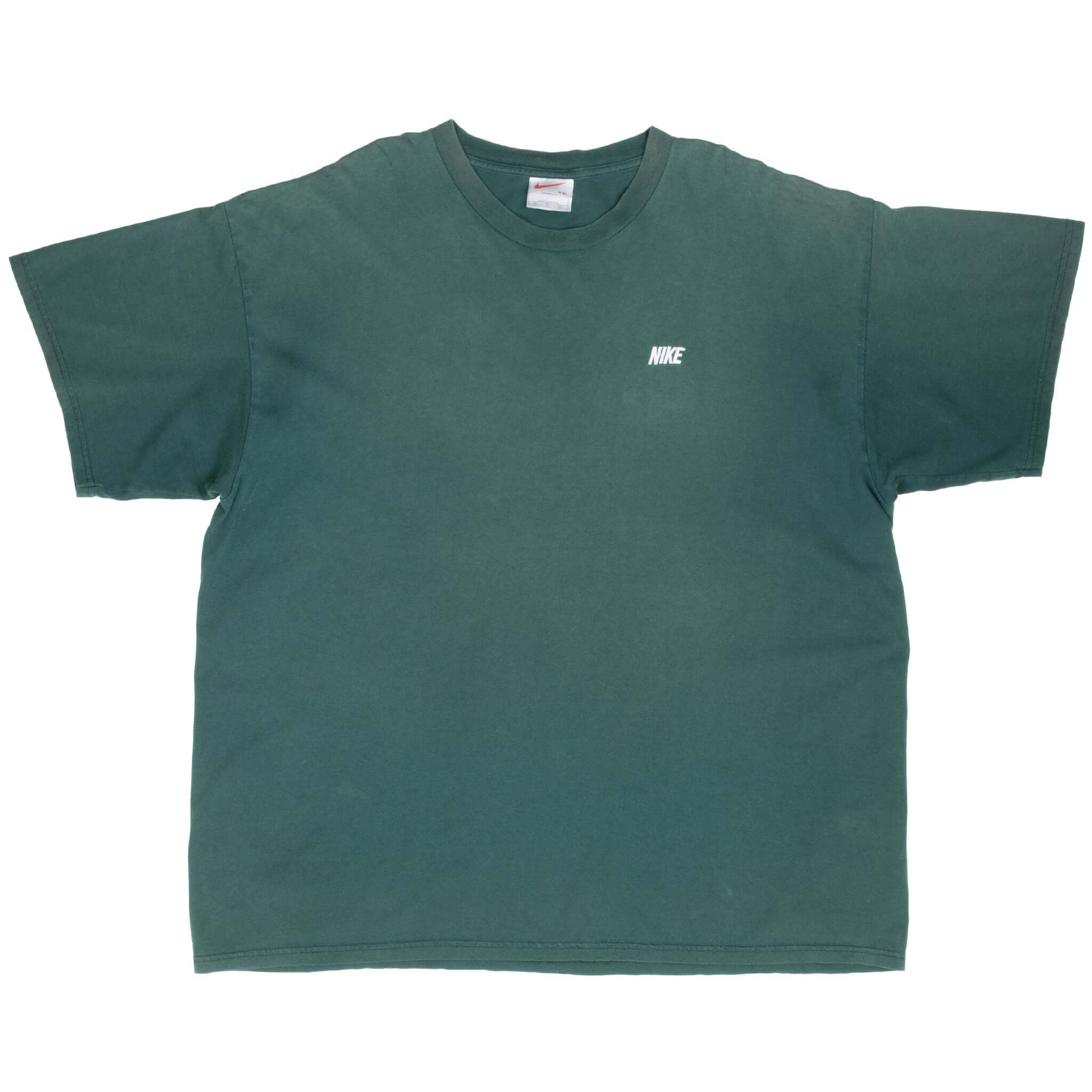 Vintage Nike Classic Green Tee Shirt 1990S Size 2XL