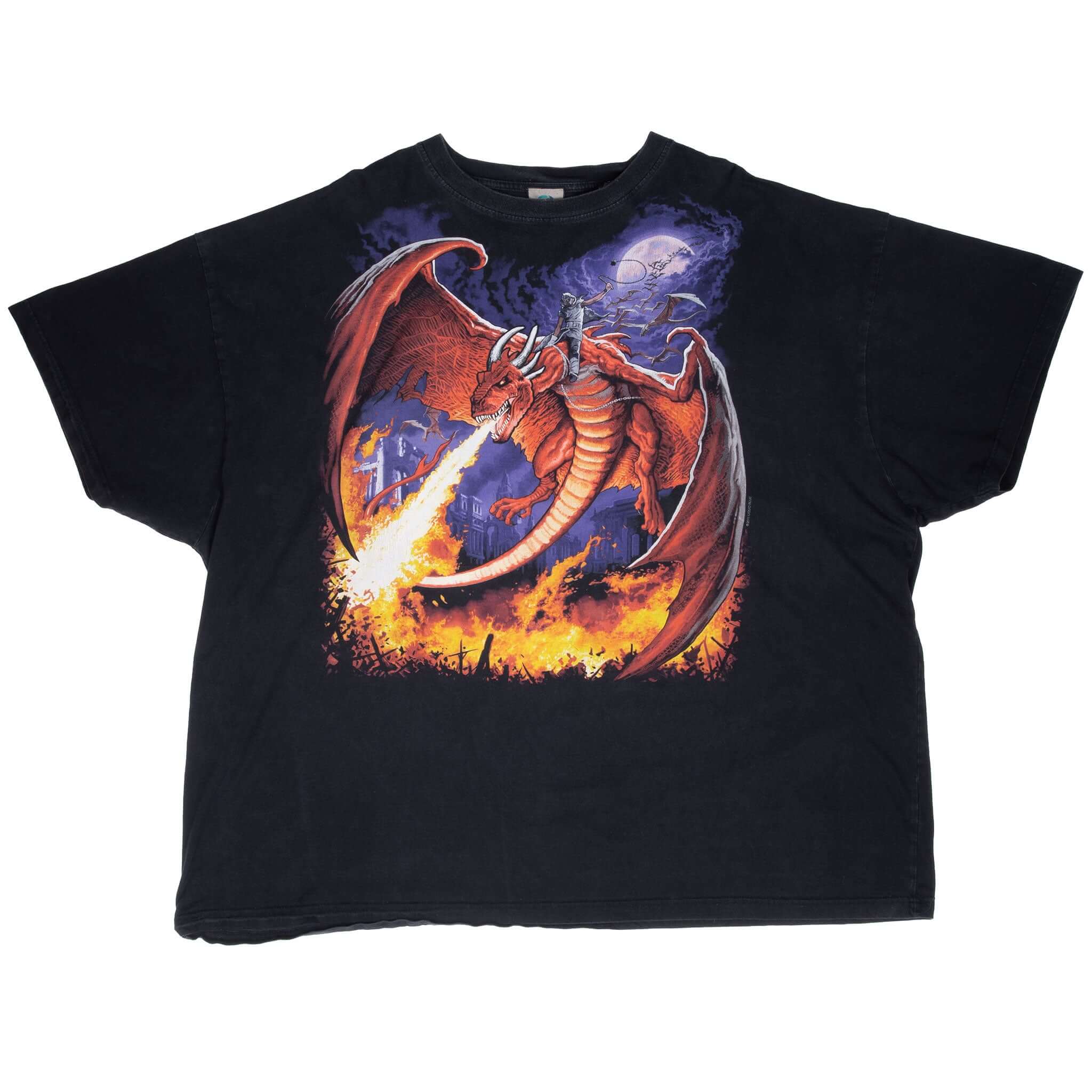 Vintage Liquid Blue Dragon 2015 Tee Shirt Size 5XL