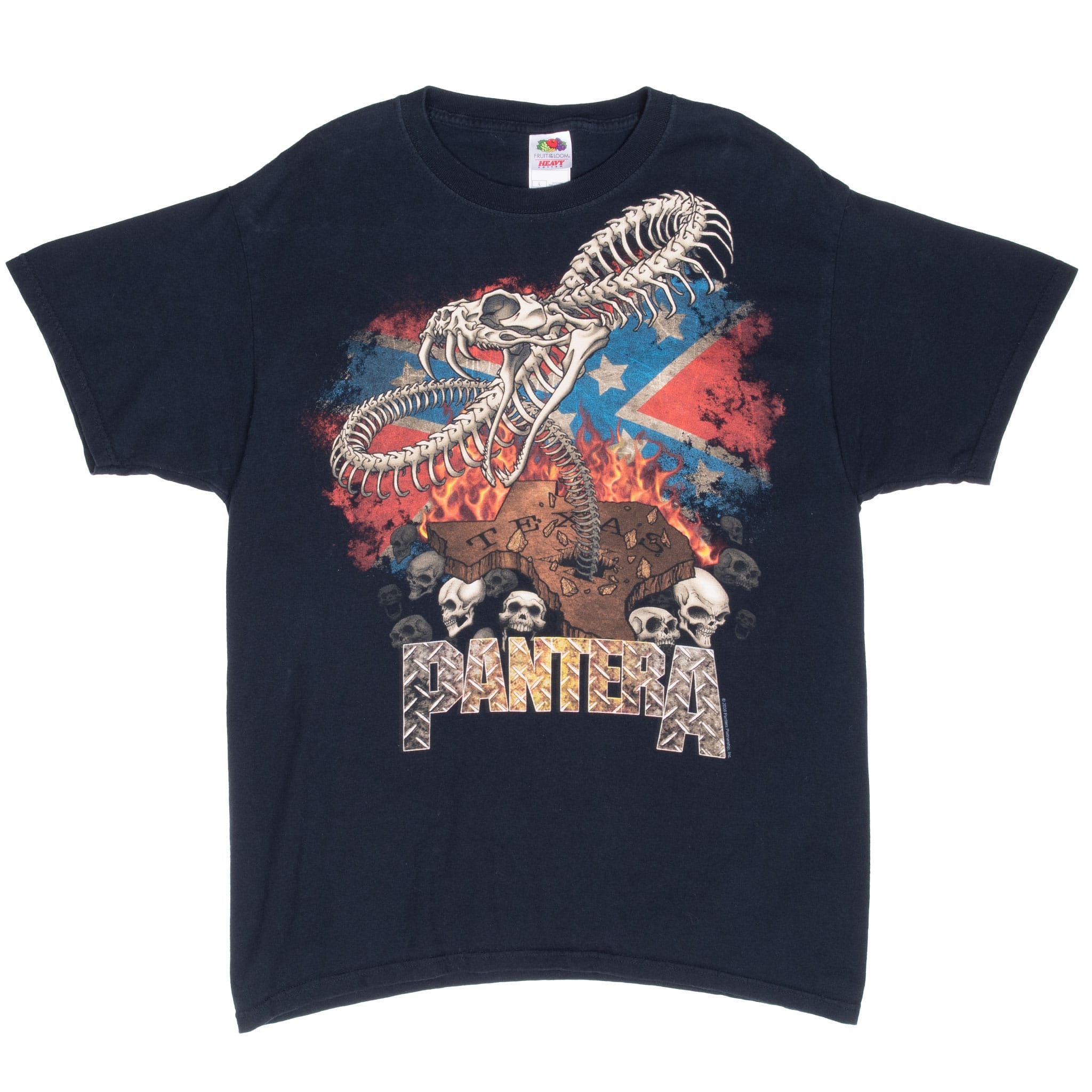Vintage Pantera Skull 2008 Tee Shirt Size Large