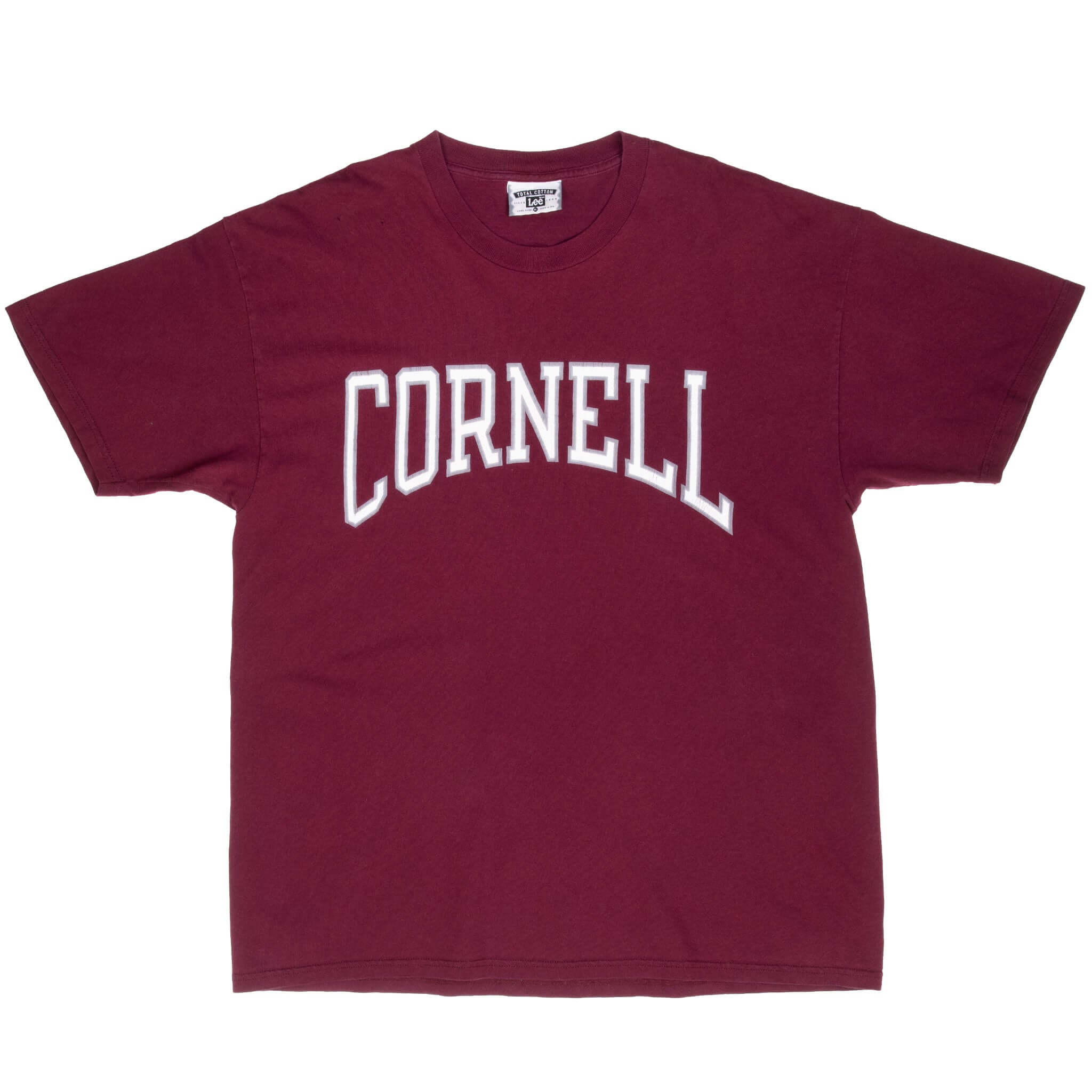 Vintage Cornell University Red Tee Shirt 1990S Size XL Made In Usa
