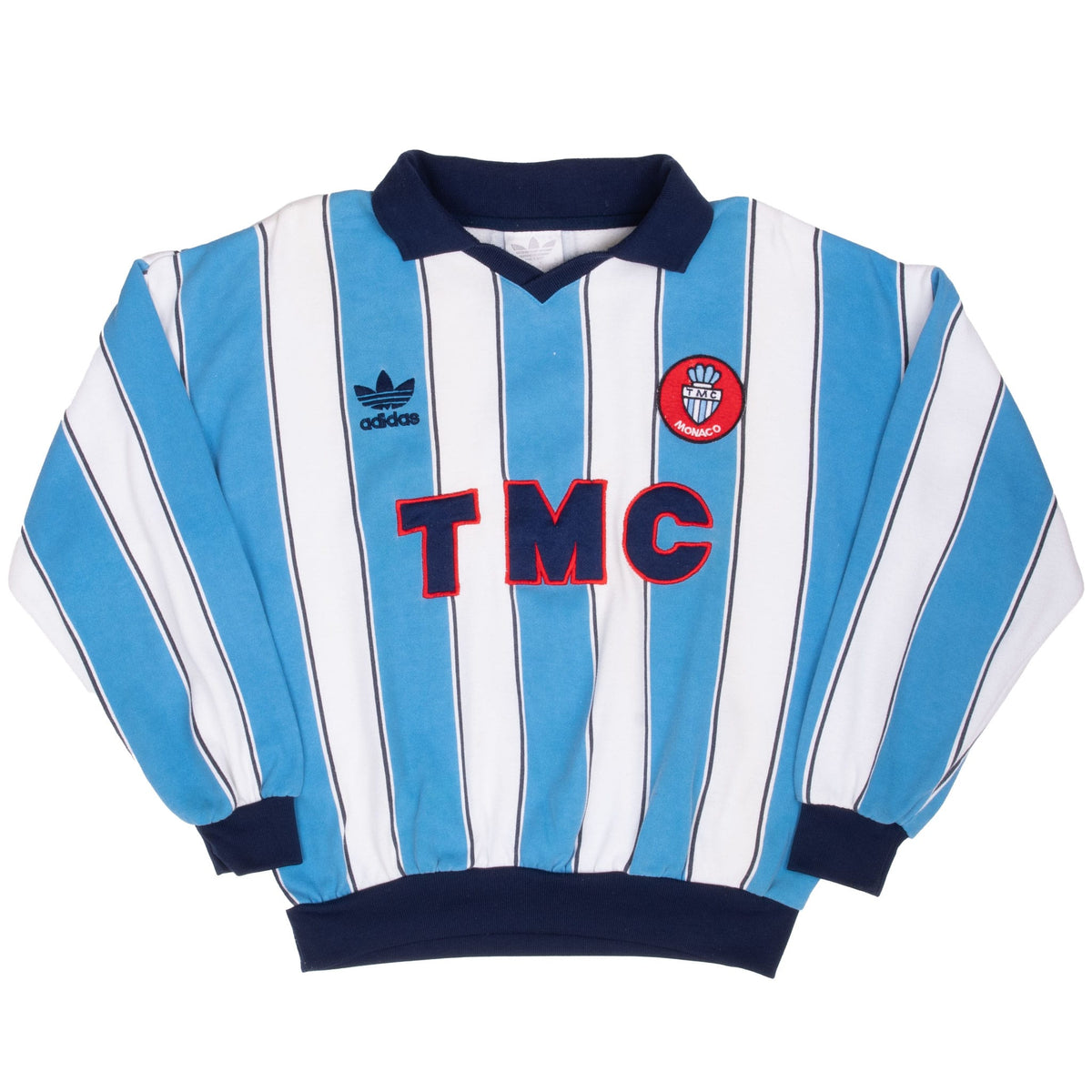 Vintage Soccer Monaco Tmc Sweatshirt Size Medium 1970S Made In Usa