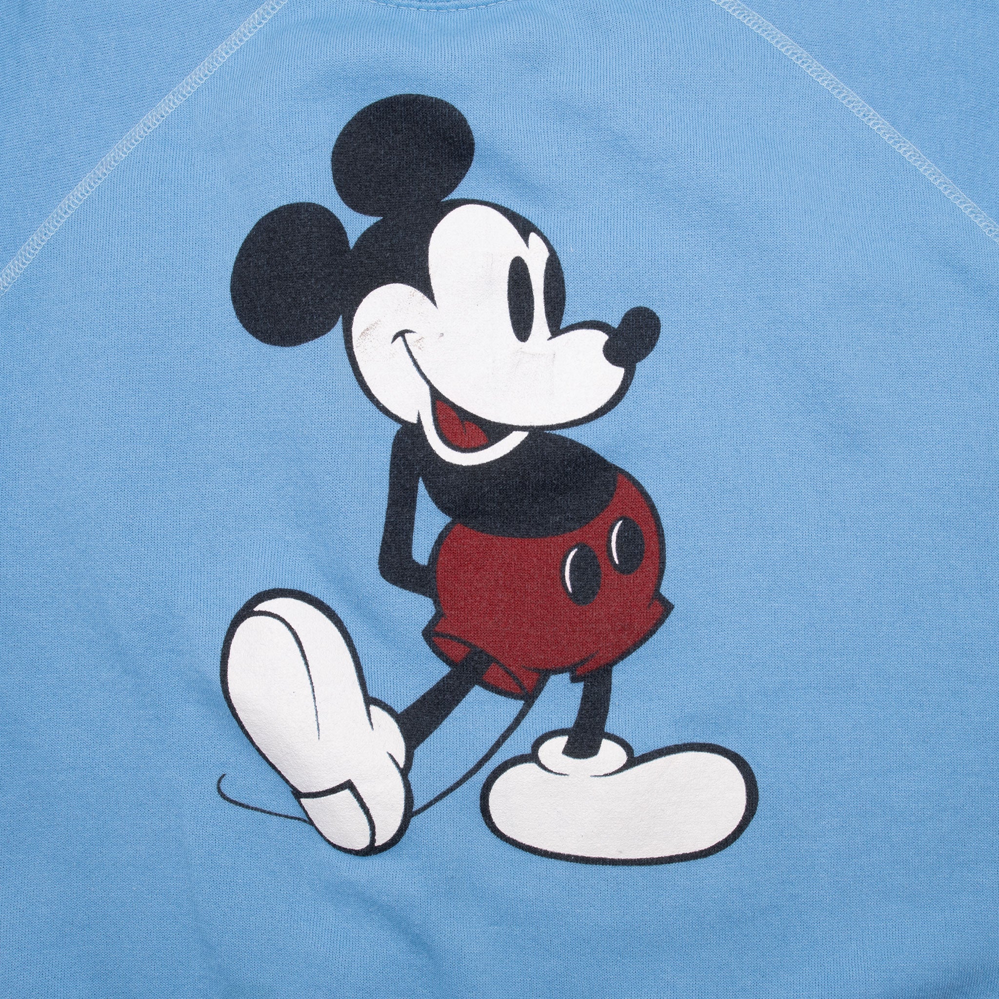 Vintage Disney Mickey Mouse Blue Sweatshirt 1990S Size Large Made In Usa