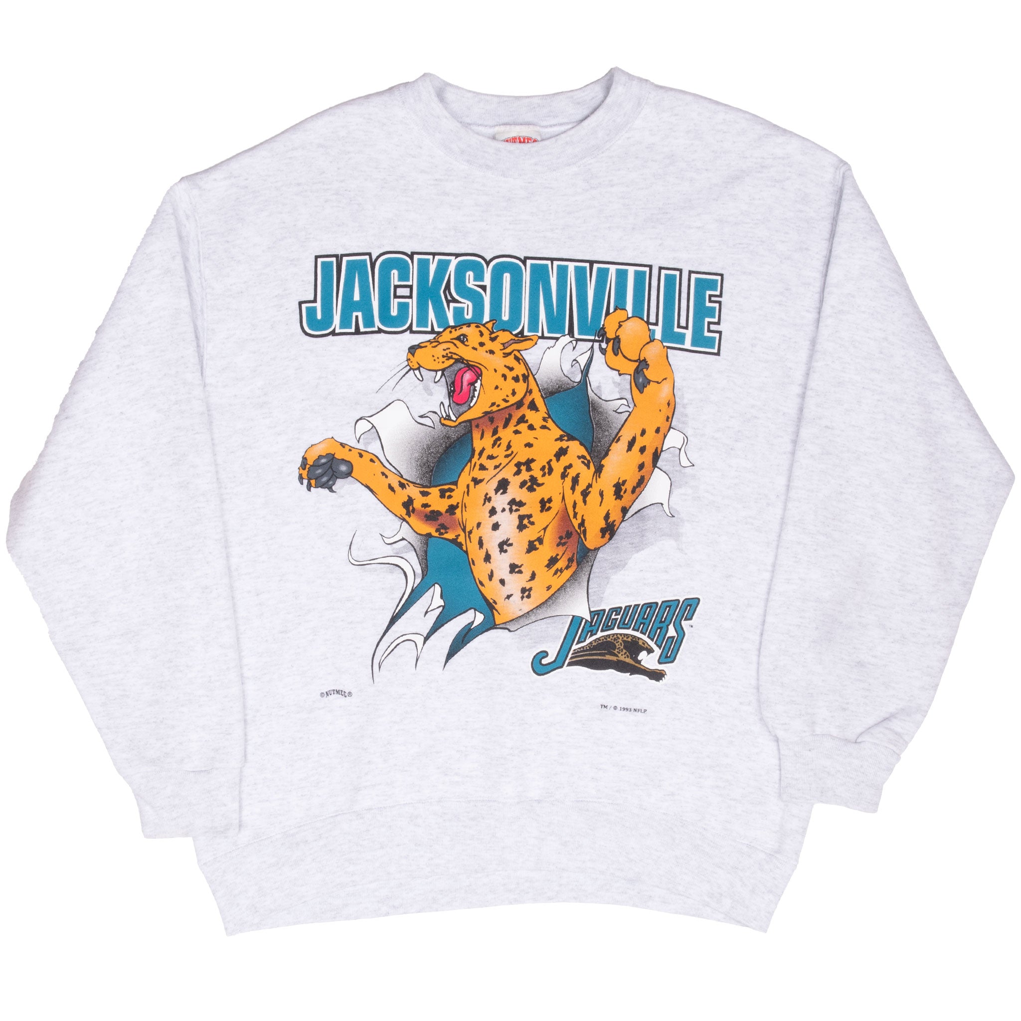 Vintage Nfl Jacksonville Jaguars 1993 Sweatshirt Size Large Made In Usa