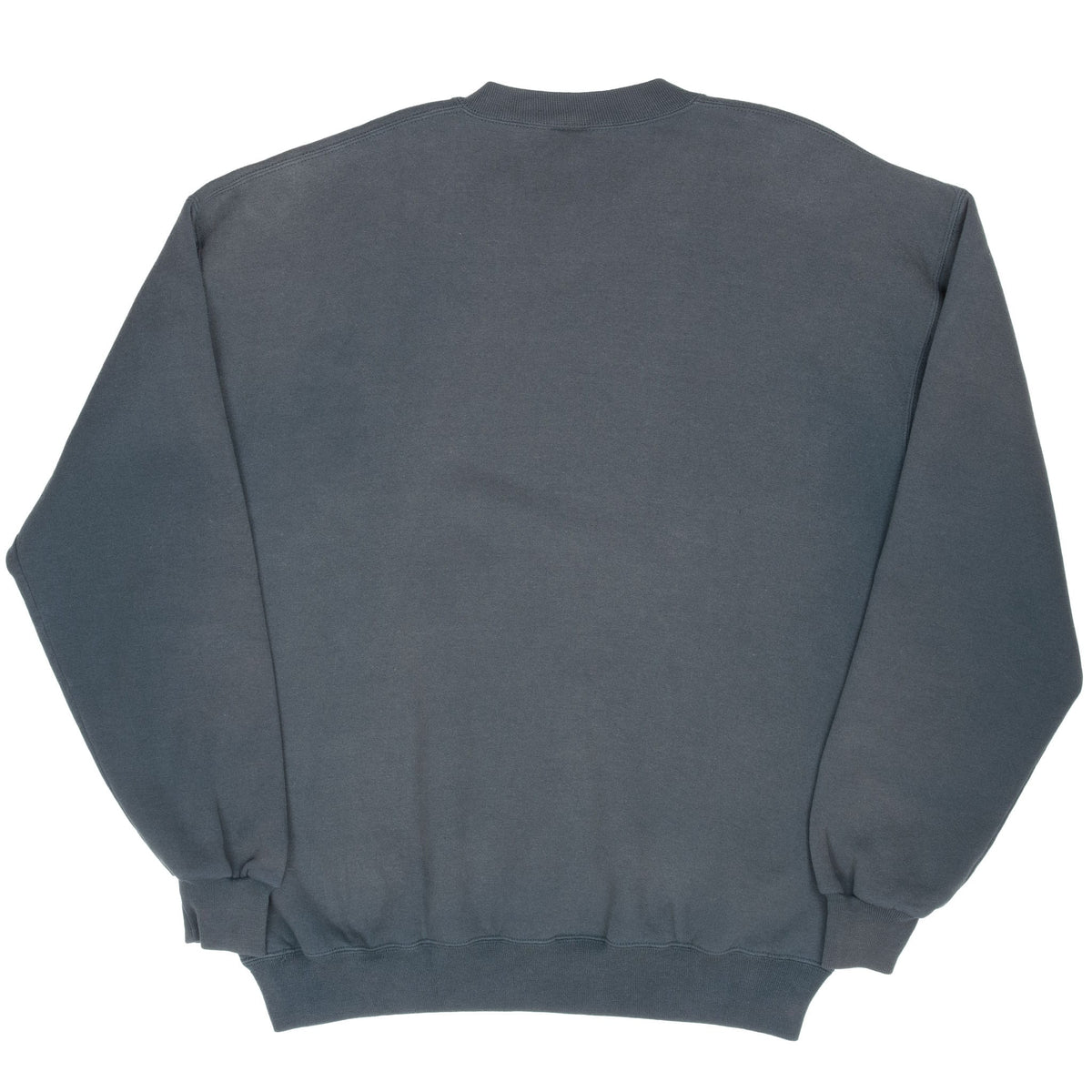 Vintage Russell Athletic Blank Dark Grey Sweatshirt 1990S Size Xlt