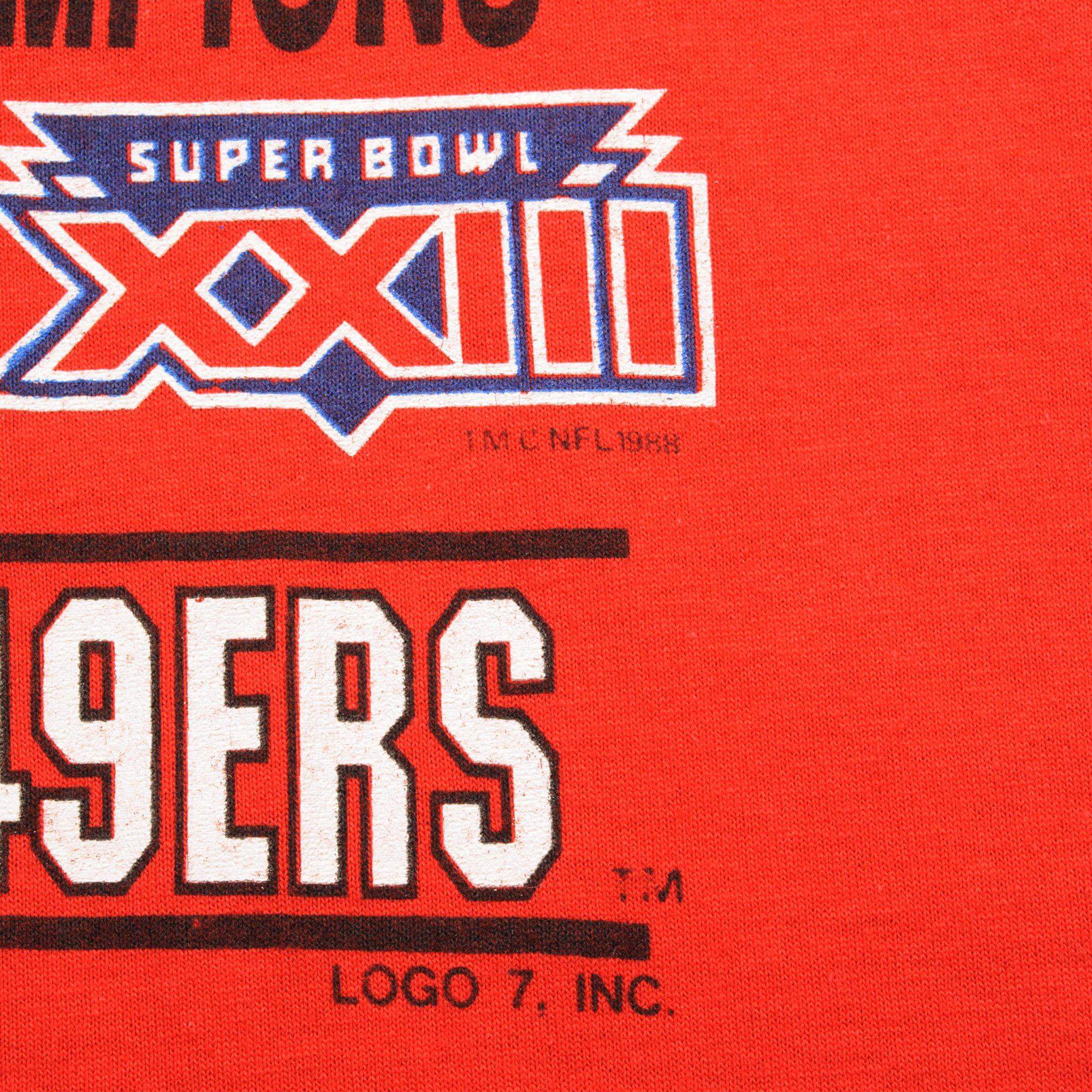 VINTAGE NFL SAN FRANCISCO 49ERS TEE SHIRT 1988 SIZE XS MADE IN USA DEADSTOCK