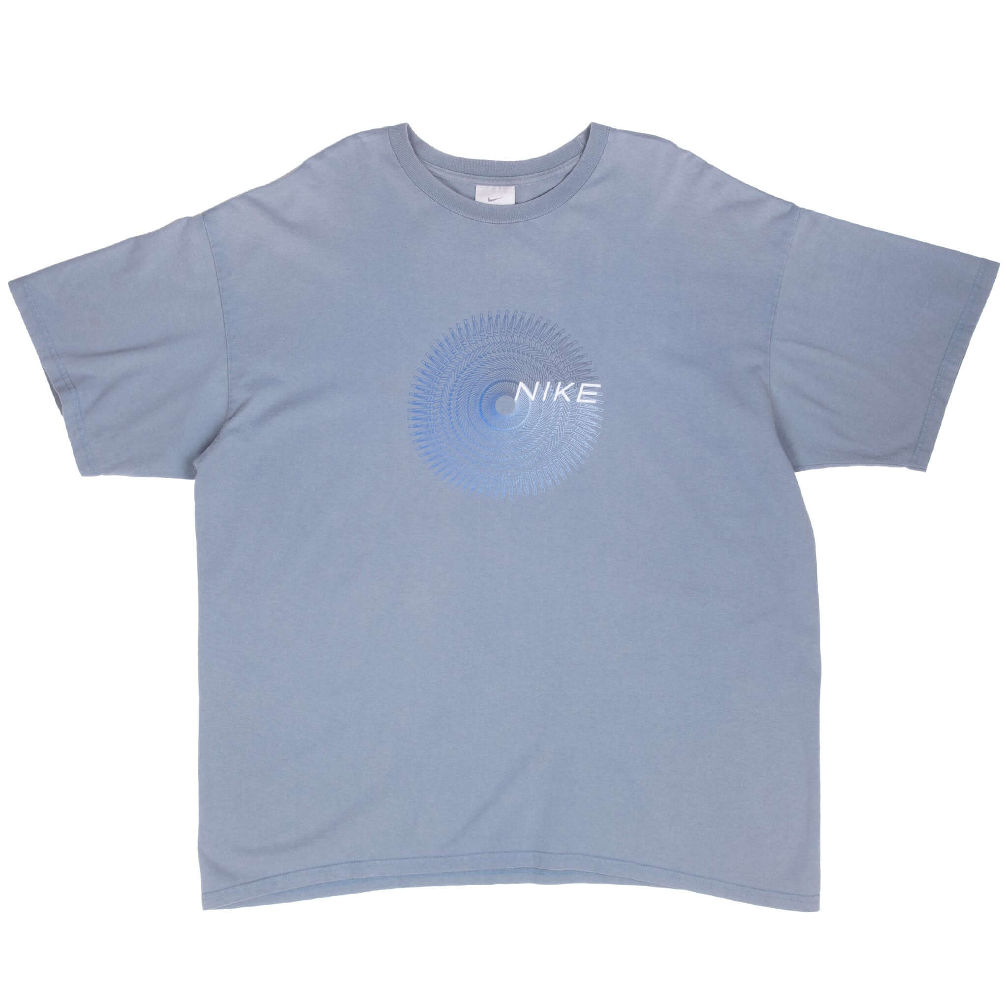 Vintage Nike Blue Tee Shirt 2000S Size XL Made In Usa
