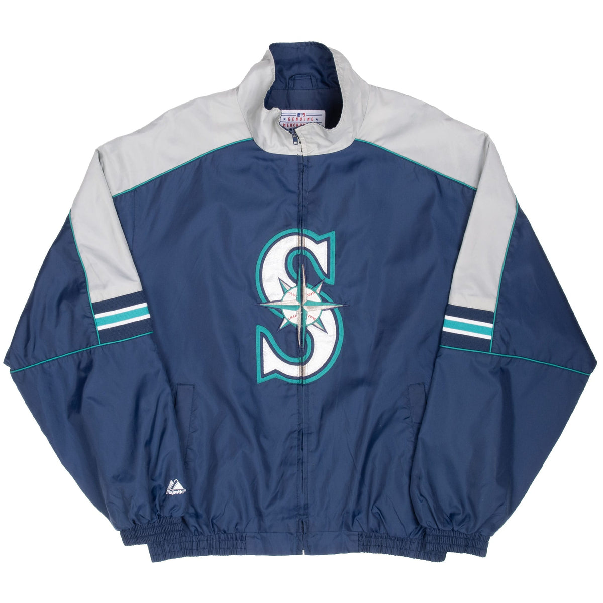 Vintage Mlb Seattle Mariners Majestic Jacket 1990S Size Large