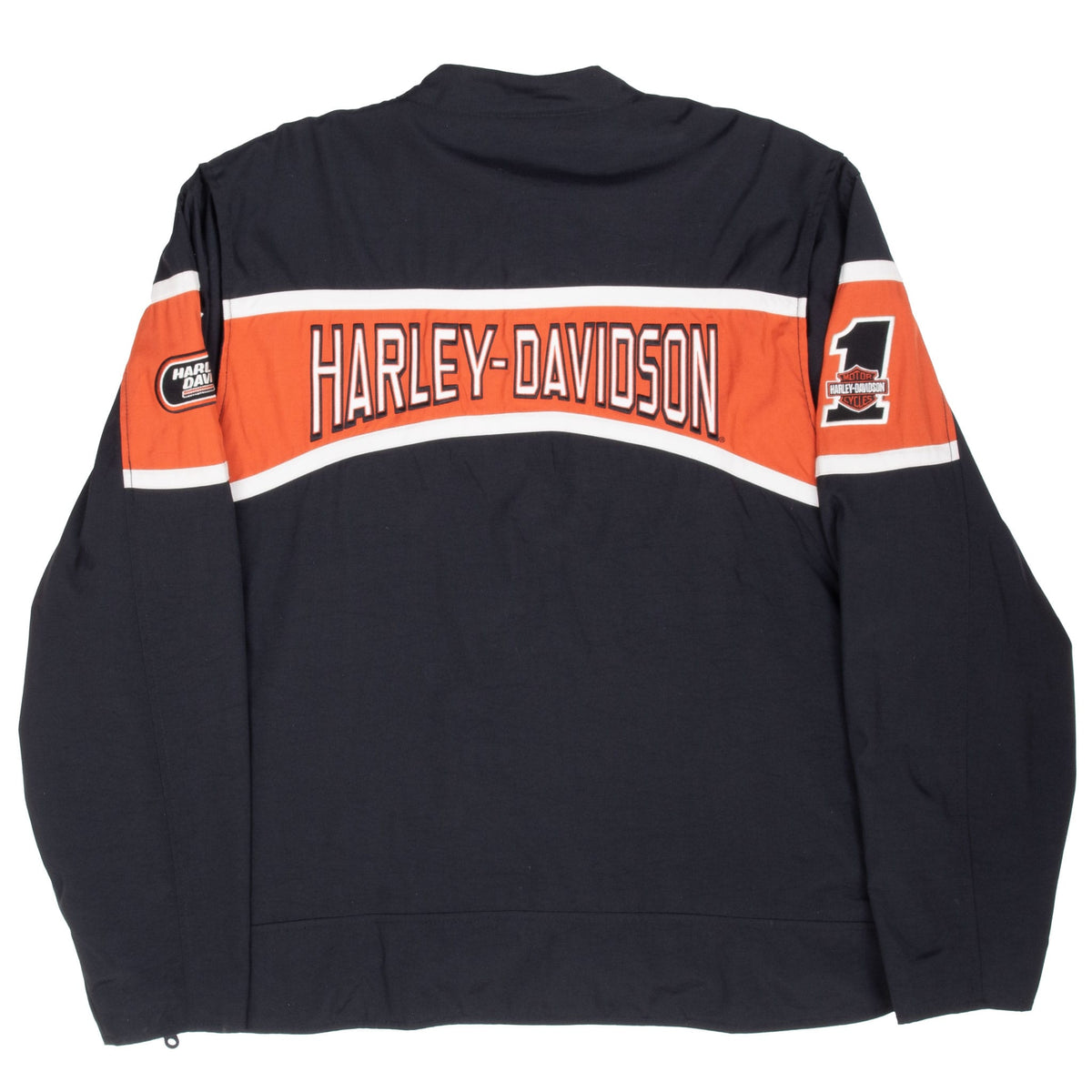 Vintage Harley Davidson Racing Windbreaker Jacket Size 2XL