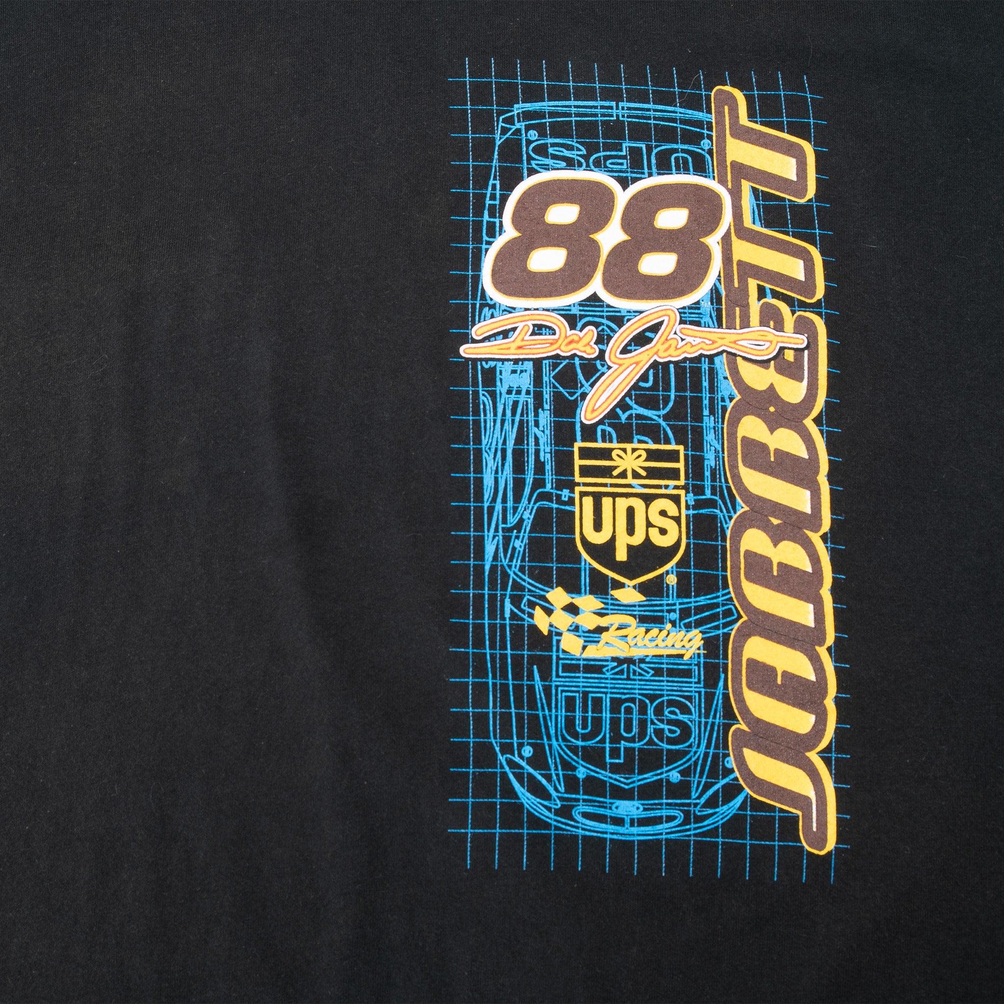 VINTAGE NASCAR DALE JARRETT UPS #88 1990S TEE SHIRT SIZE XL