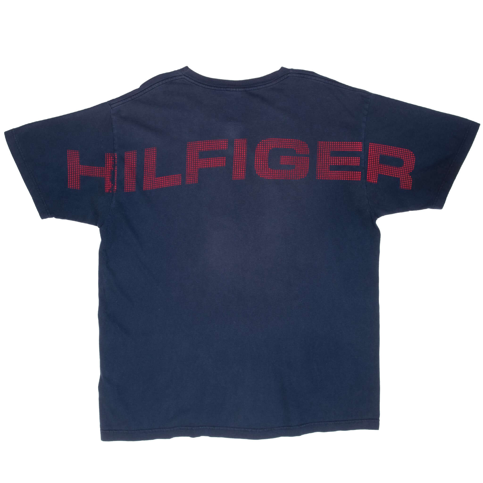 Vintage Tommy Jeans Blue Tee Shirt 1990S Size XL