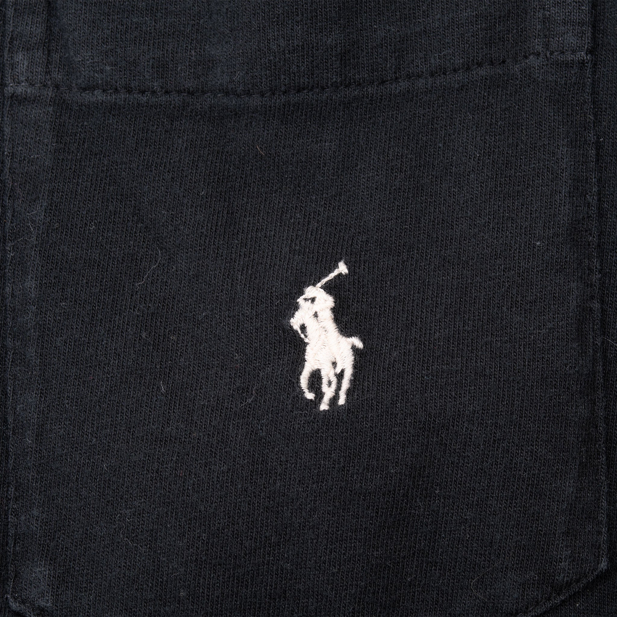 VINTAGE POLO RALPH LAUREN CLASSIC BLACK POCKET TEE SHIRT 1990S 2XL MADE IN USA