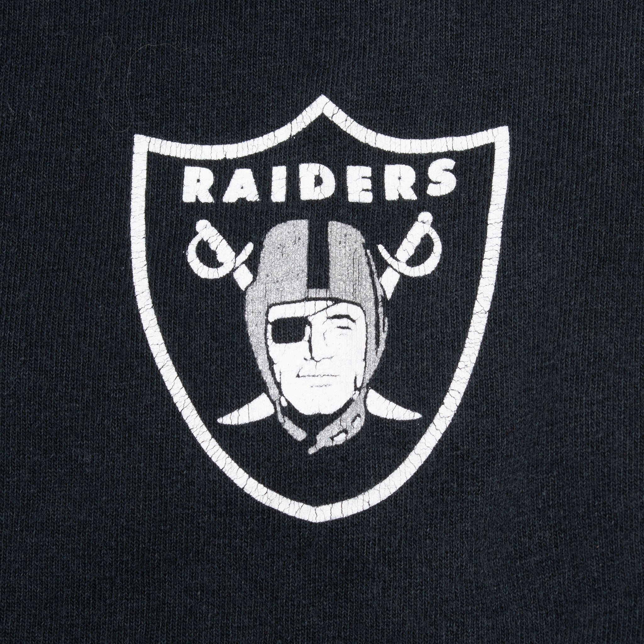 Vintage Nfl Oakland Raiders Black Tee Shirt 1998 Size Large