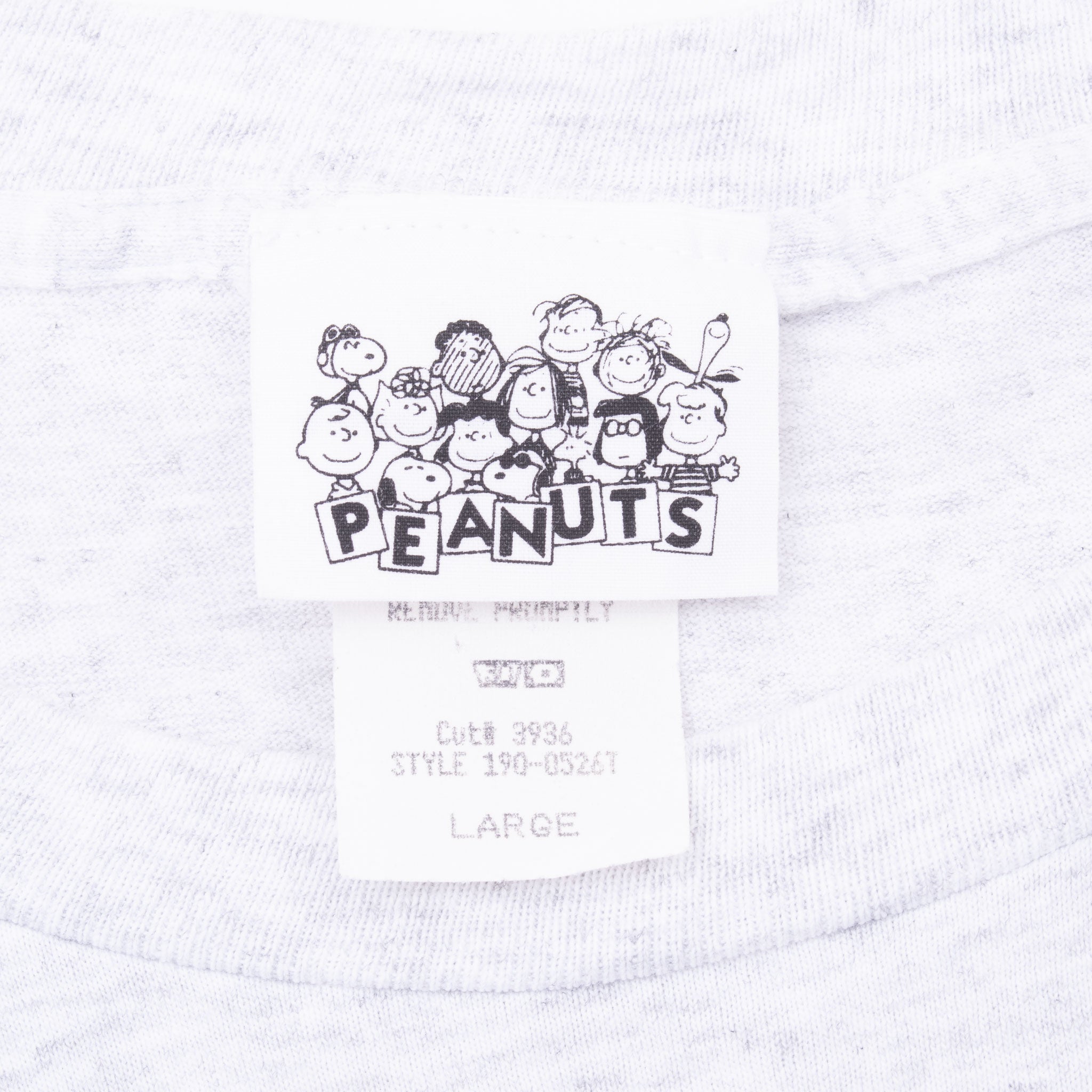 VINTAGE PEANUTS SNOOPY LAST OF THE REAL MEN TEE SHIRT LARGE 1990S MADE IN USA