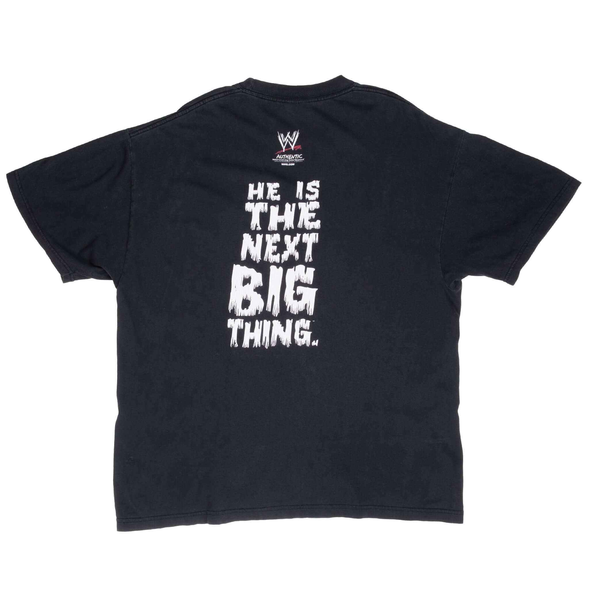 Vintage Wwe Brock Lesnar he is the next big thing Wrestling Tee Shirt 2002 Size XL