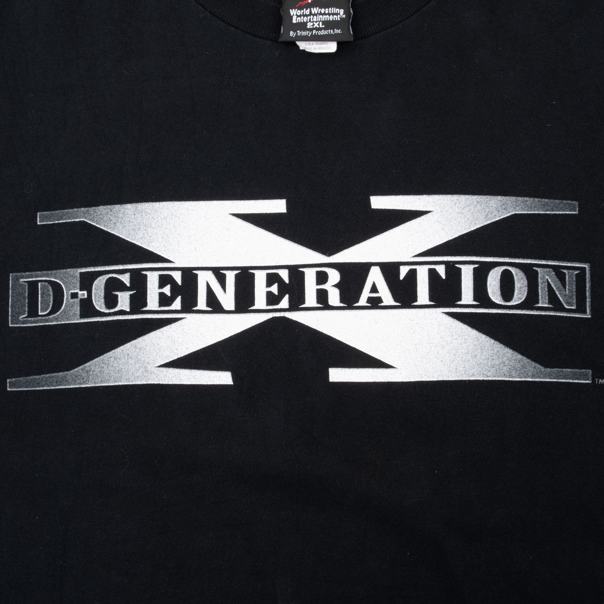 VINTAGE WWE WWF D GENERATION X S*CK IT TEE SHIRT 2002 XL