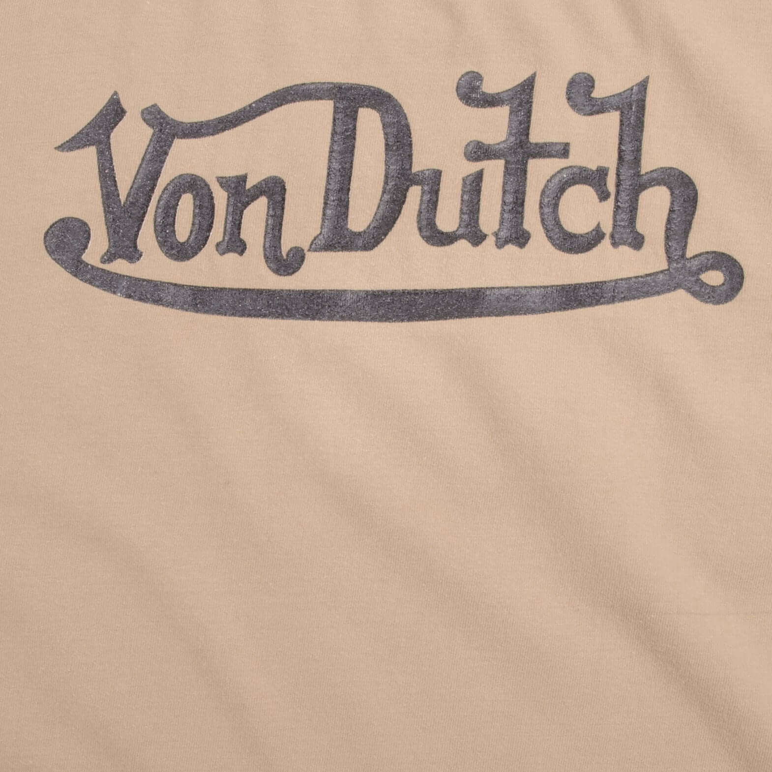 Vintage Von Dutch Beige Tee Shirt 2000S Size XL