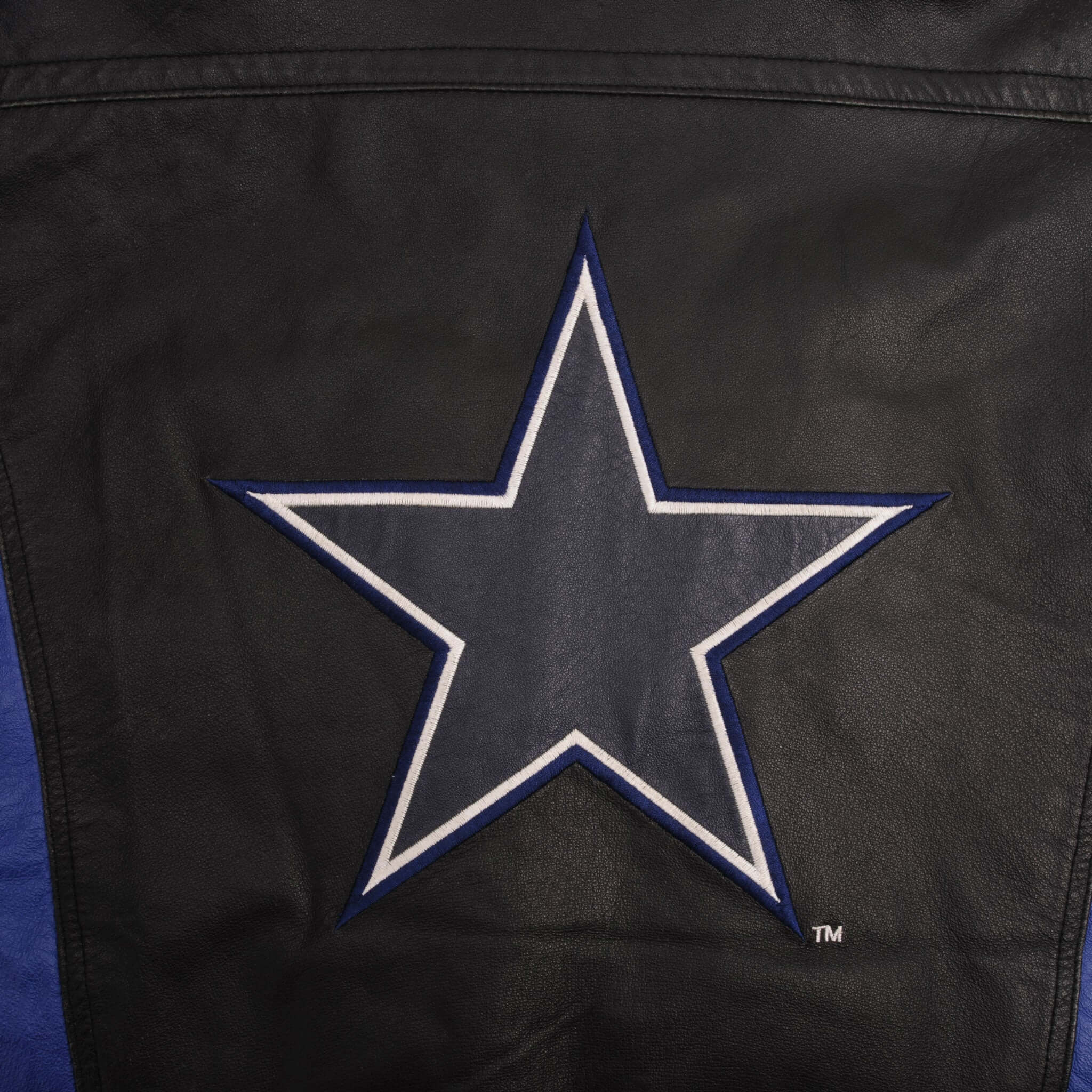 Vintage Nfl Dallas Cowboys Leather Jacket 1990S Size XL