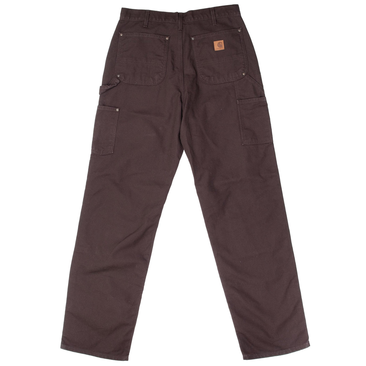 Vintage Carhartt Carpenter Double Knee Black Pants 2000S Size 32X34 Made In USA