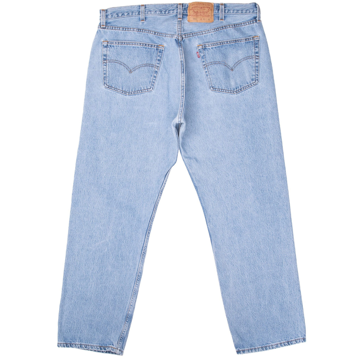 Beautiful Vintage Levis 501 Indigo Light Wash Blue Jeans 1990S Size 38X29 Made In Usa
Size On Tag 40X30 Actual Size 38X29
Back Button #553
