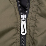 Vintage Nike Big Swoosh Green Heavy Windbreaker Pullover Jacket 1990S Size Large