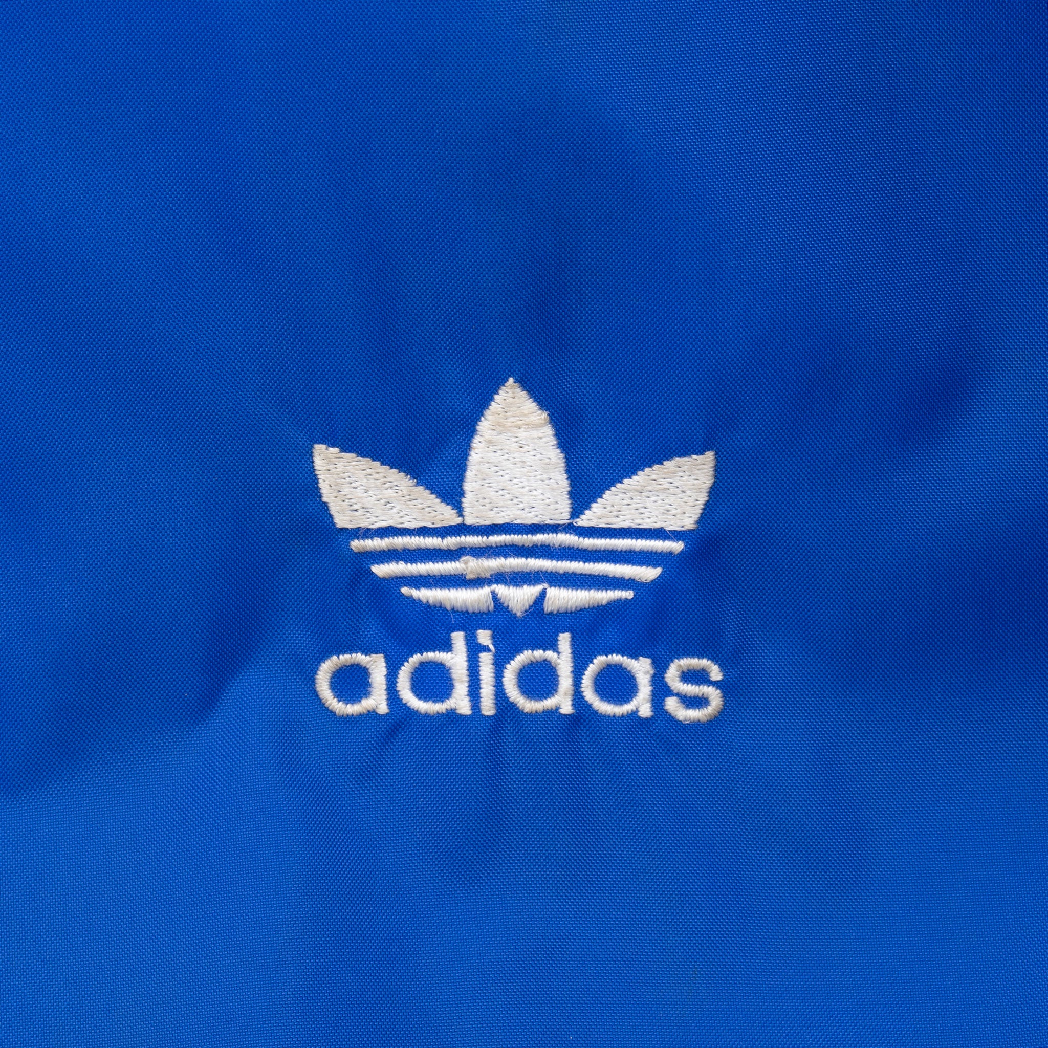 Vintage Adidas Blue White Black 1990S Windbreaker Jacket Size XL