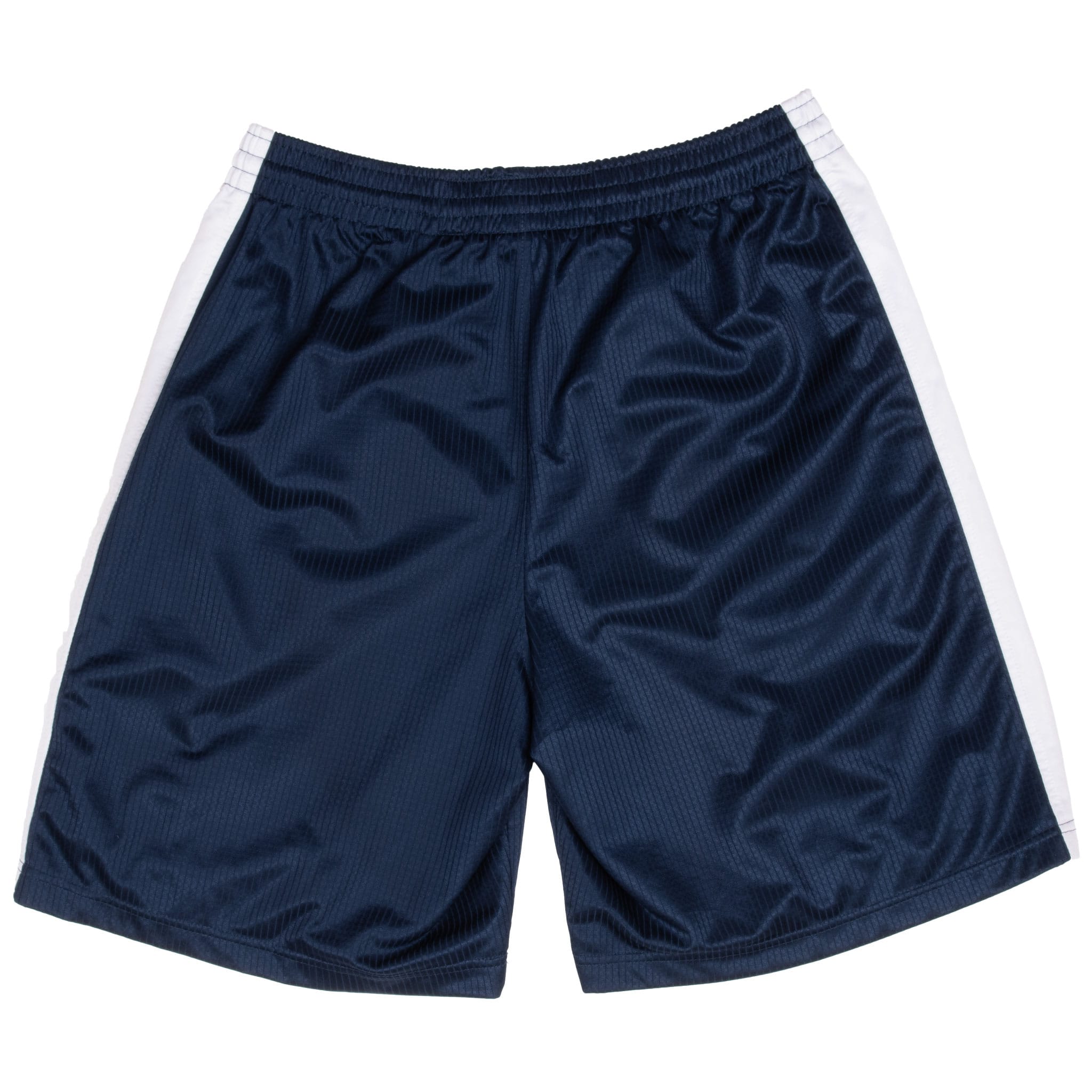 Vintage Nike Swoosh Blue And Blue Basketball Shorts 2000S Size Large