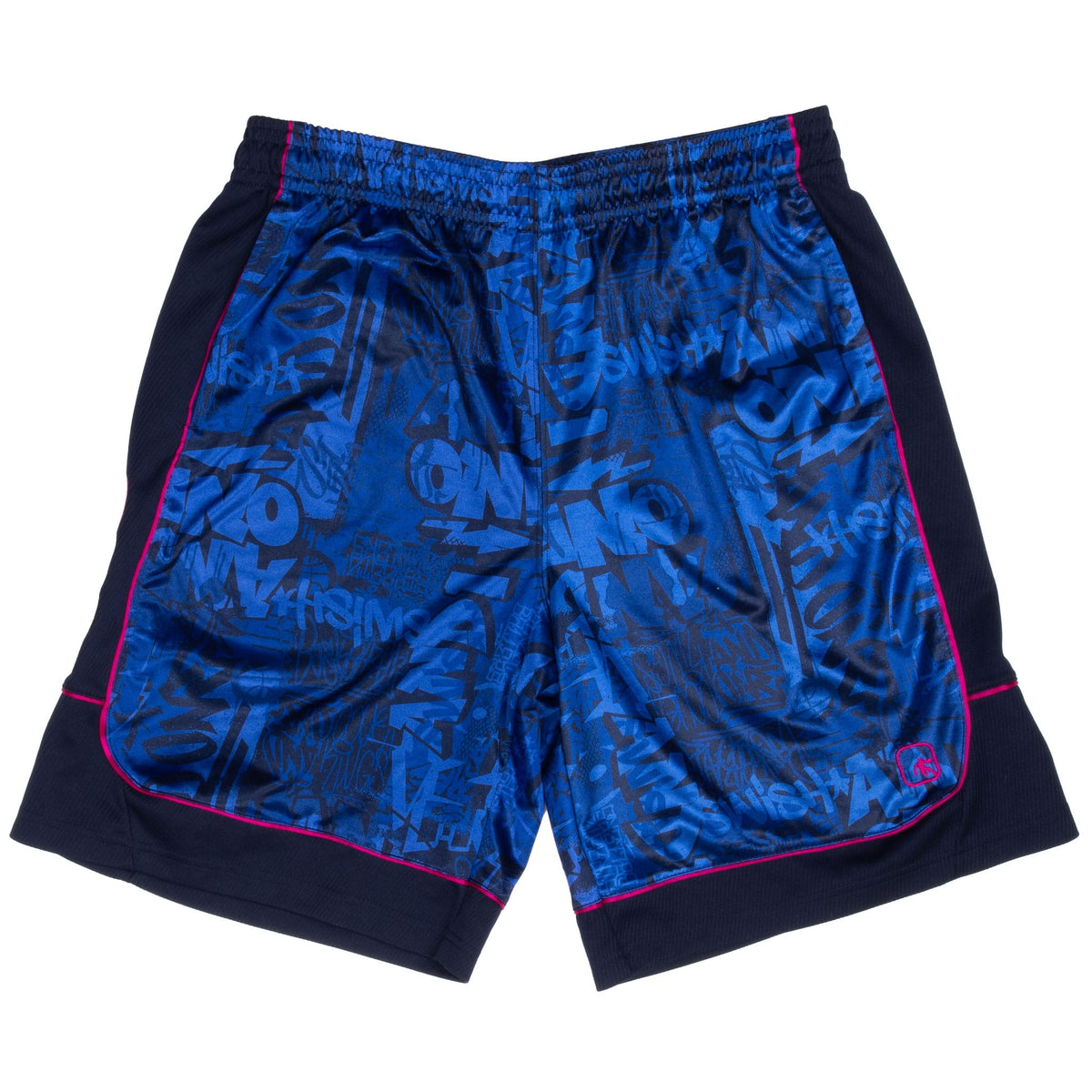 Vintage Blue All Over Print And1 Basketball Shorts 1990S Size XL