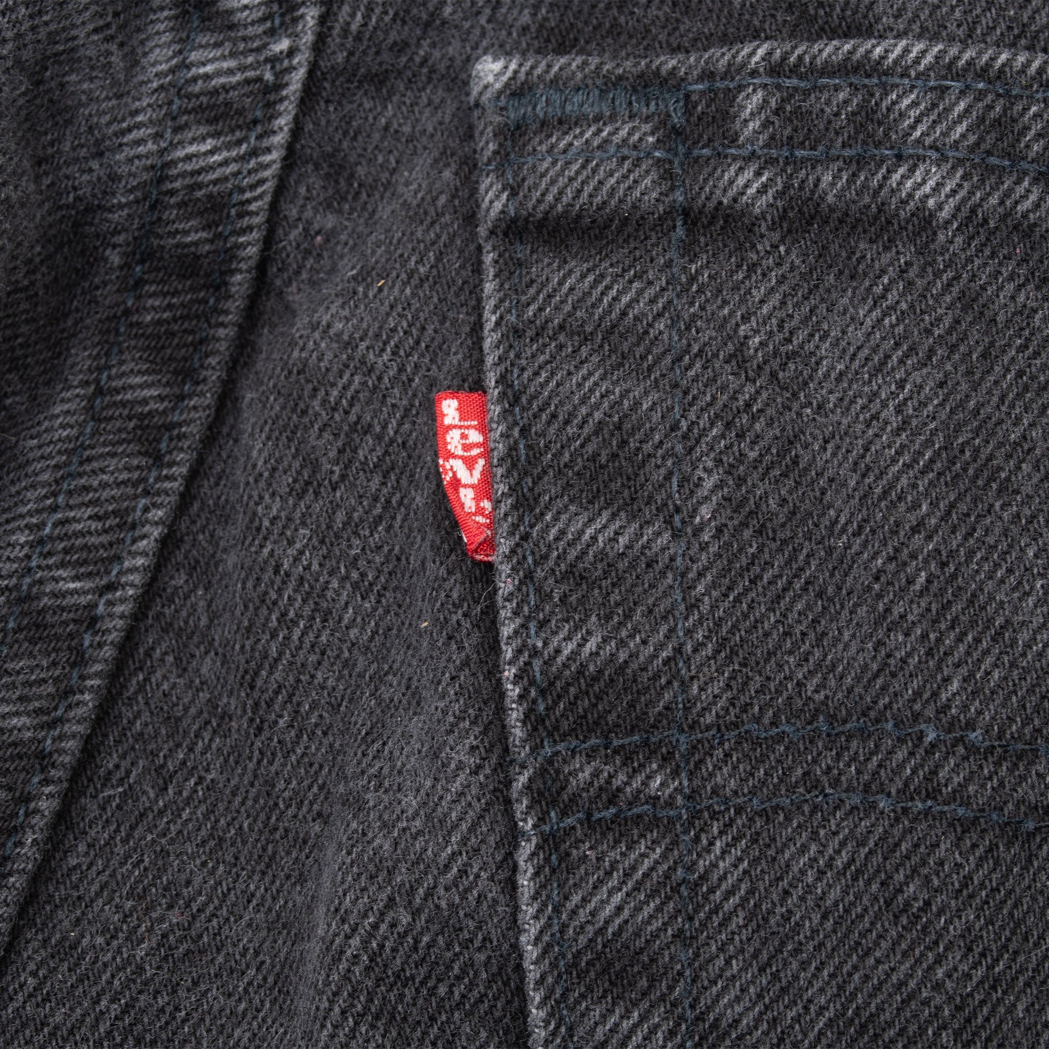 VINTAGE LEVIS 550 BLACK JEANS 1980S SIZE 32X29 MADE IN USA