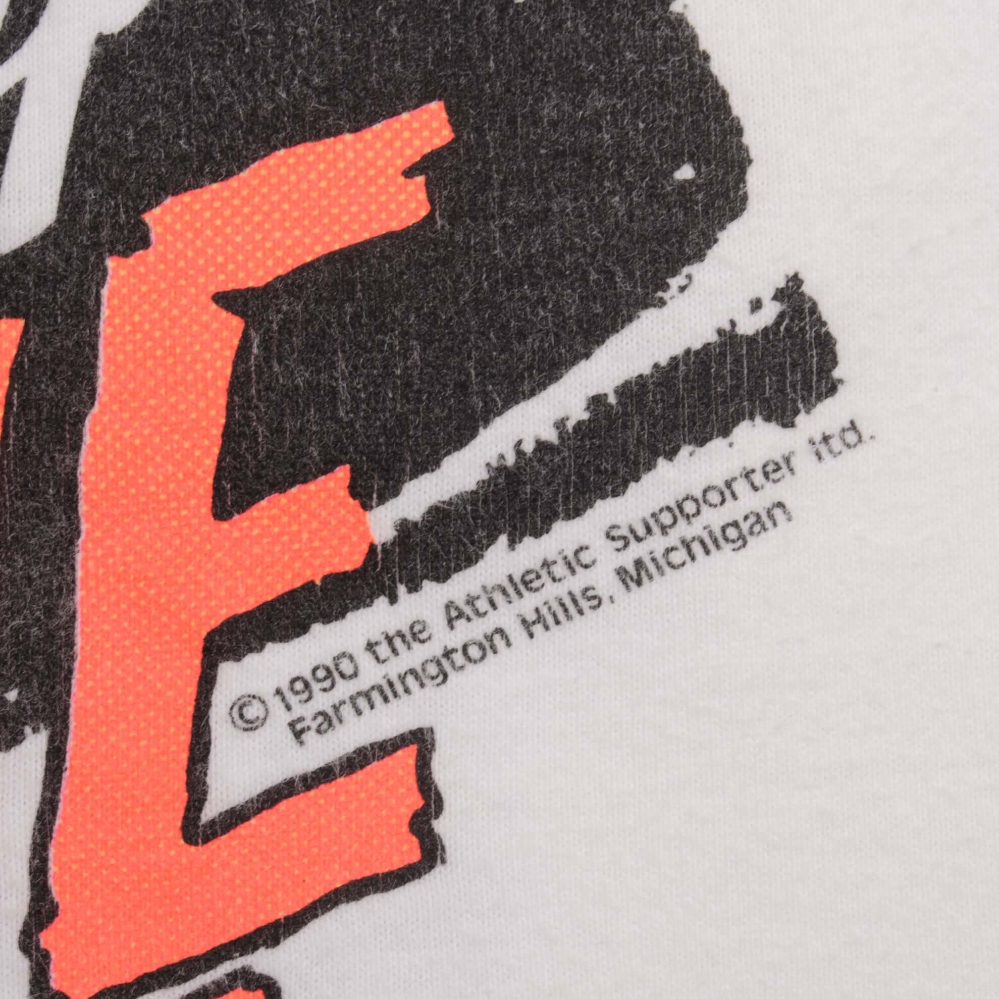 Vintage NBA Detroit Pistons Bad Boys 2 Hot 2 Handle 2 Cold 2 Hold Tee Shirt Size Medium Made In USA With Single Stitch Sleeves