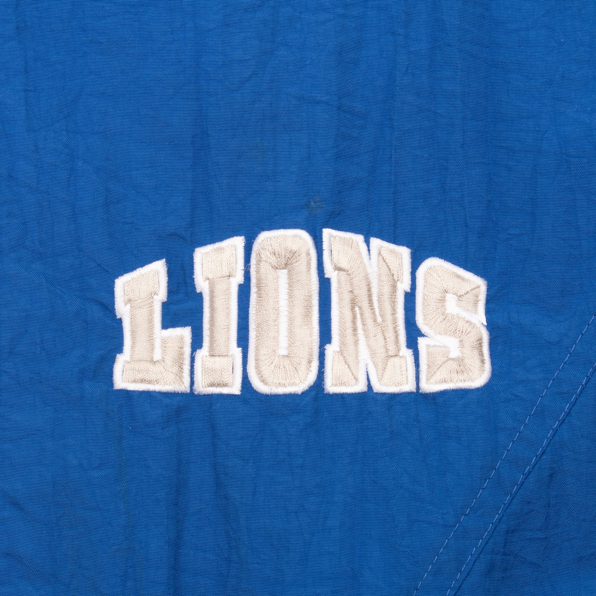 Vintage Nfl Detroit Lions Reebok Windbreaker Jacket Size Medium