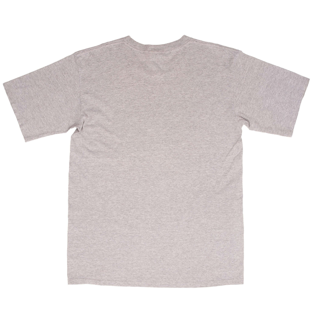 Back of gray Green Bay Packers T-shirt with no graphic