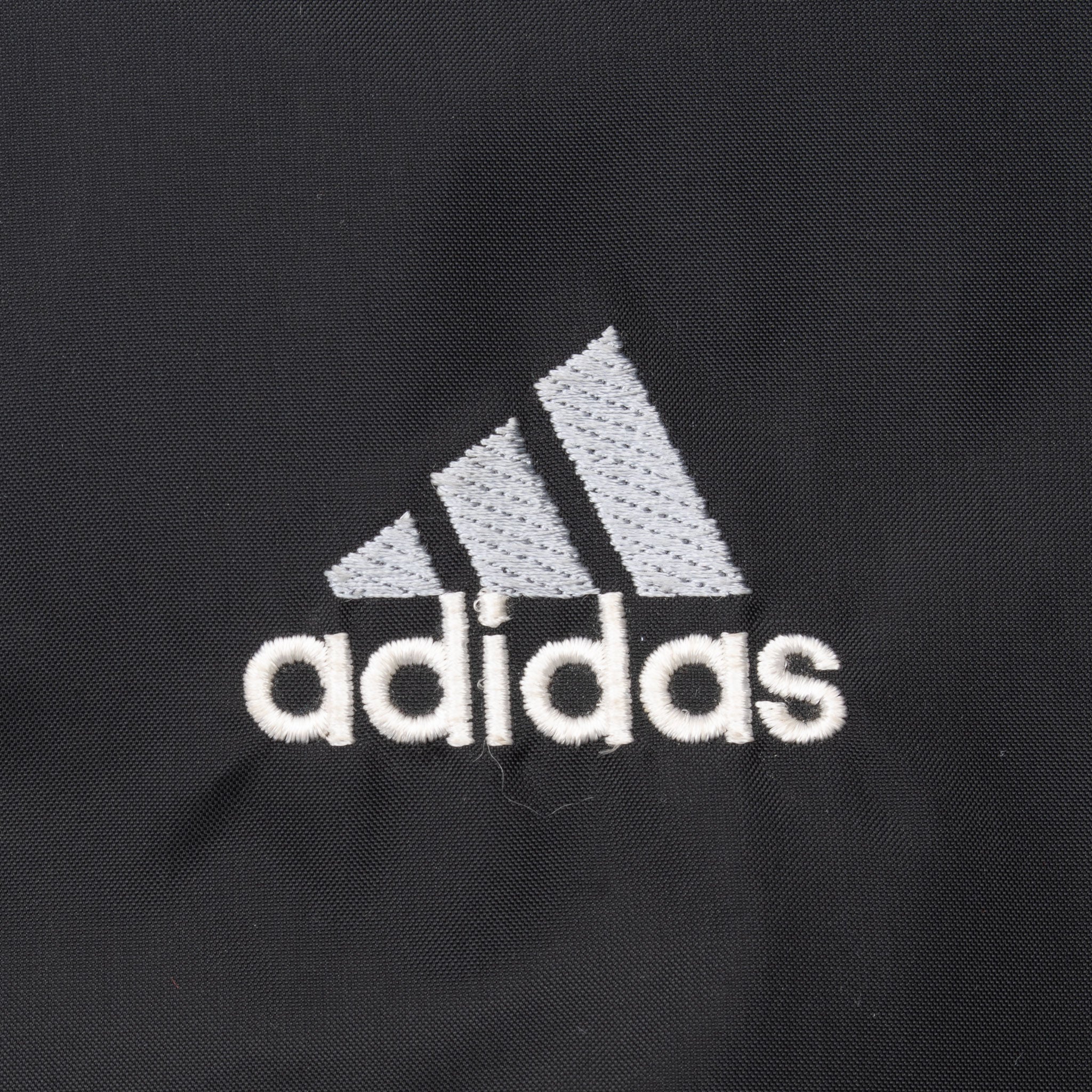 Vintage Adidas Black Windbreaker Jacket 1990S Size XL