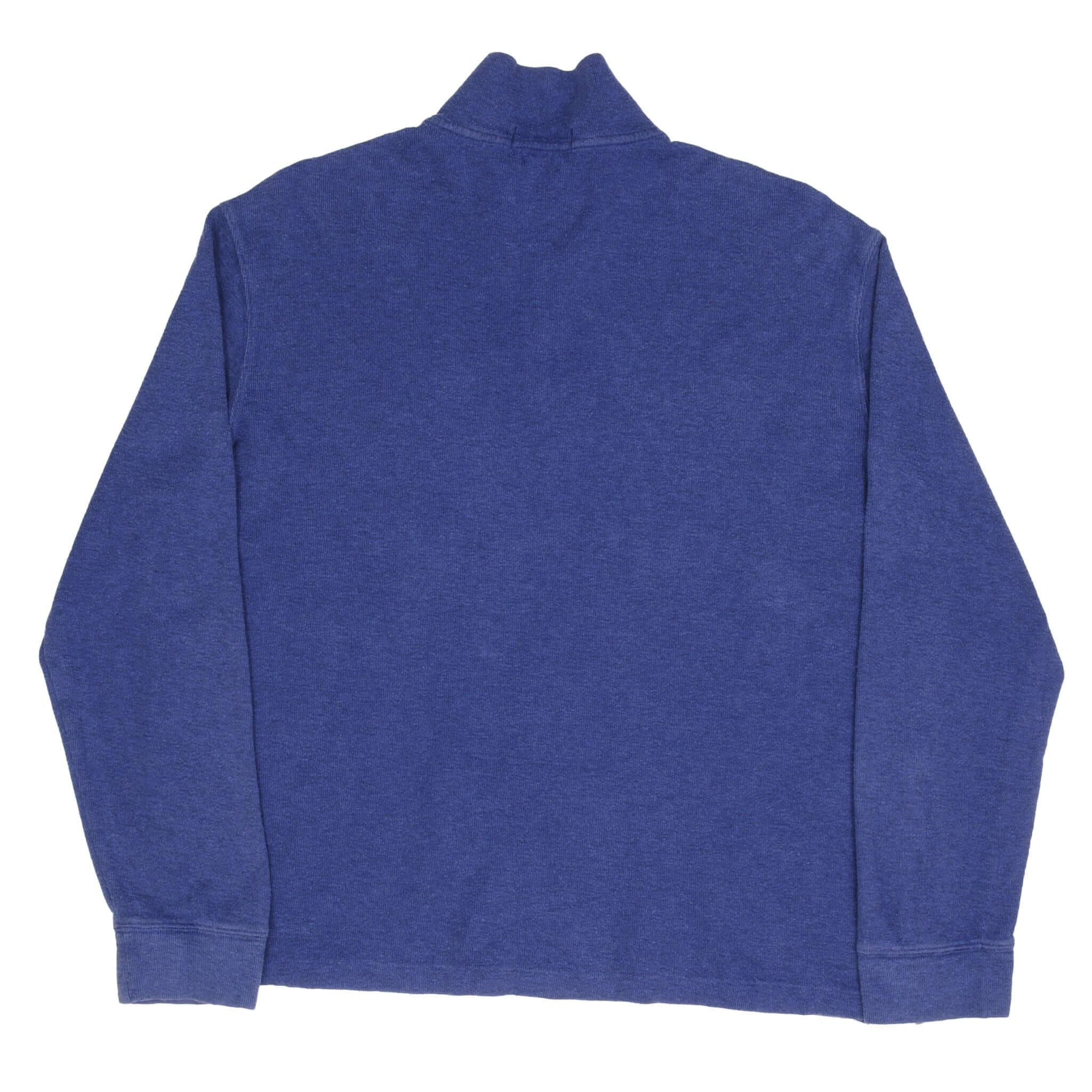 Polo Ralph Lauren Blue Quarter 1/4 Zip Sweater Size Large