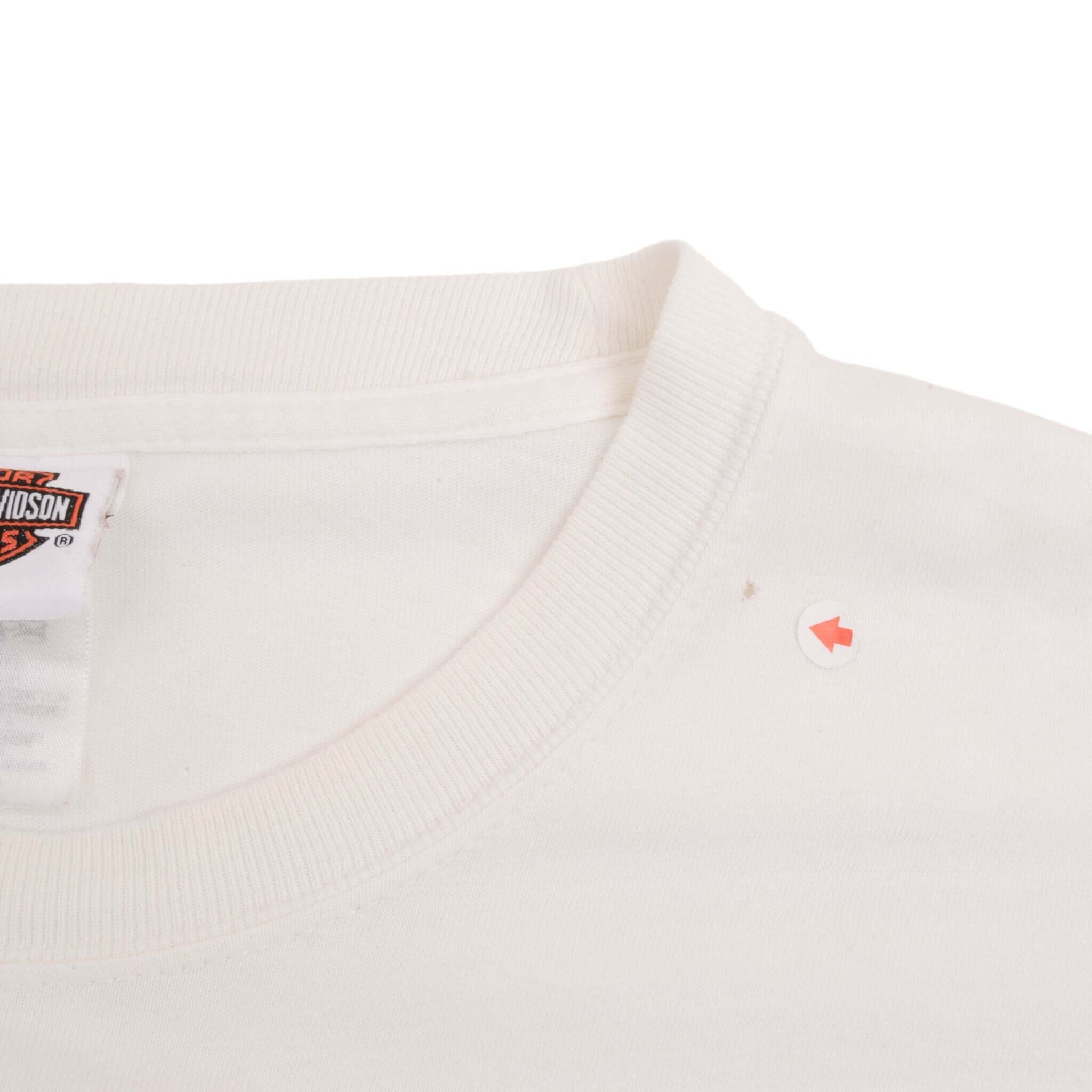 VINTAGE HARLEY DAVIDSON RACING LONG SLEEVES TEE SHIRT SIZE XL