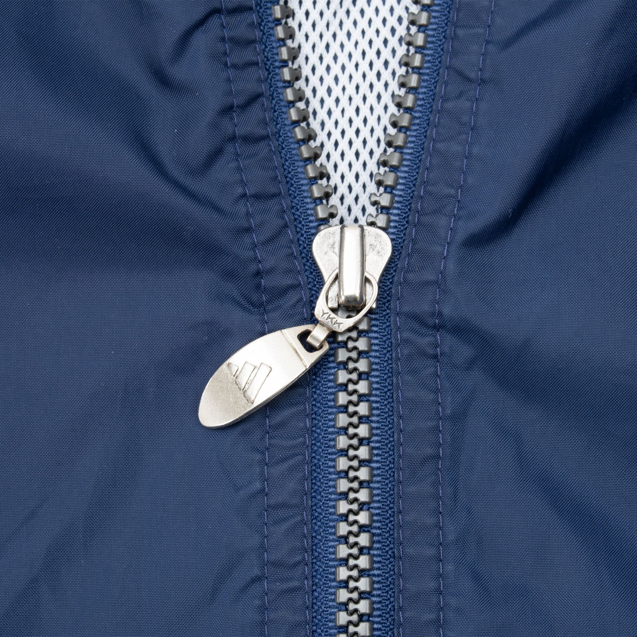 Vintage Adidas 3 Stripes Blue Windbreaker Jacket 1990S Size Xl