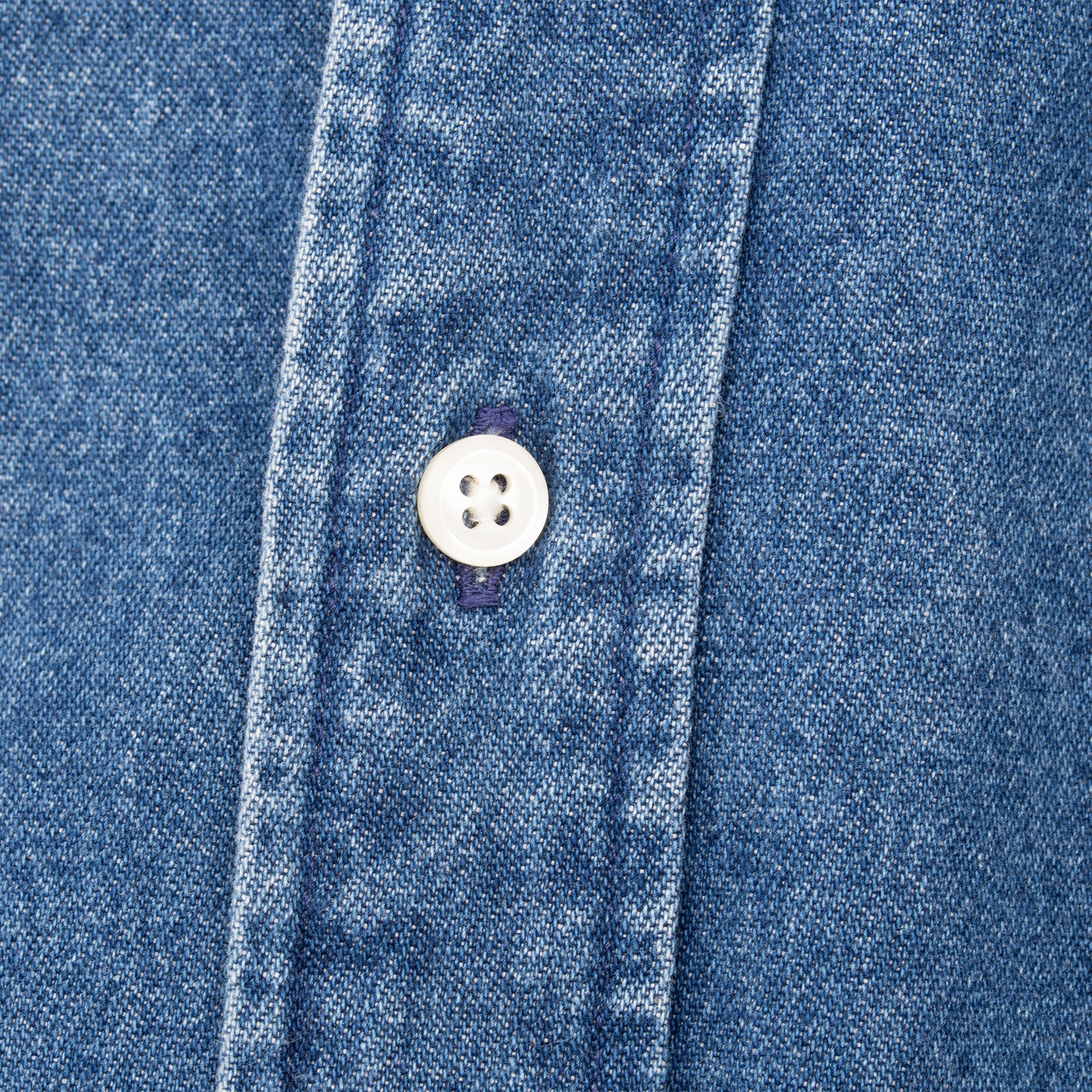 Vintage Ralph Lauren Blue Denim Shirt 1990S Size Large
