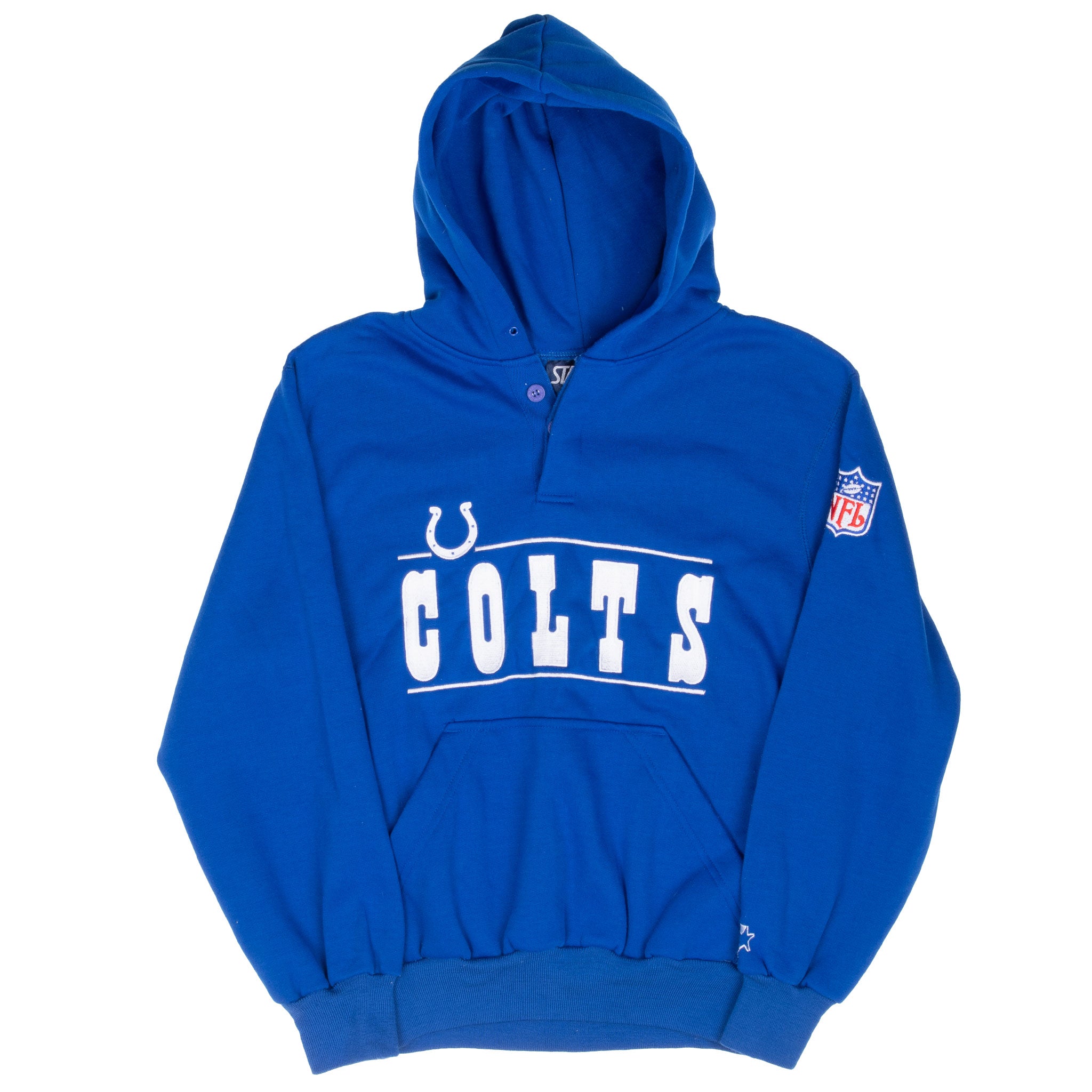 VINTAGE STARTER NFL INDIANAPOLIS COLTS 1990S HOODIE SWEATSHIRT SMALL