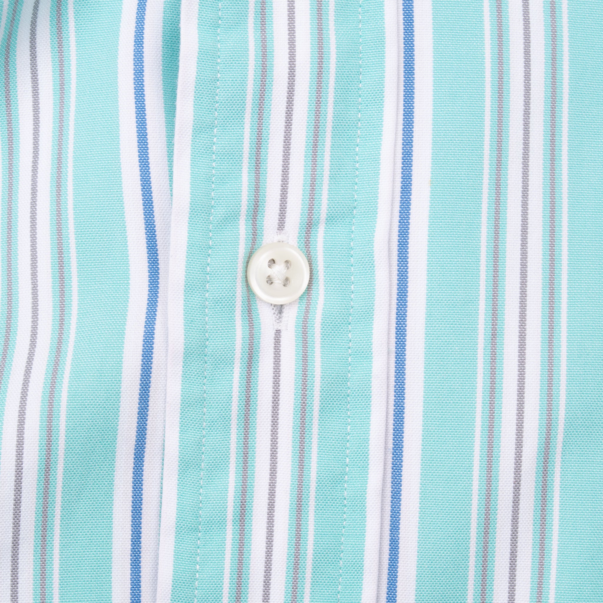 Vintage Ralph Lauren Classic Striped Turquoise Shirt 1990S Size XL