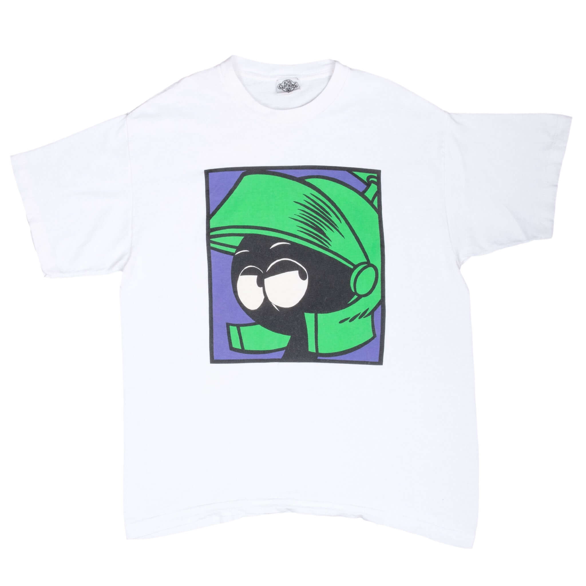 Vintage Looney Tunes Marvin The Martian Tee Shirt 1991 Size Large Made In Usa