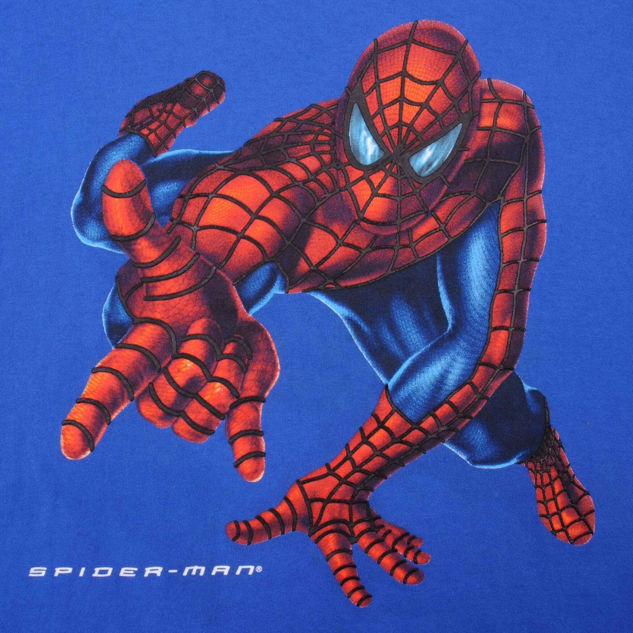 Vintage Spiderman Tee Shirt 2000S Size Medium
