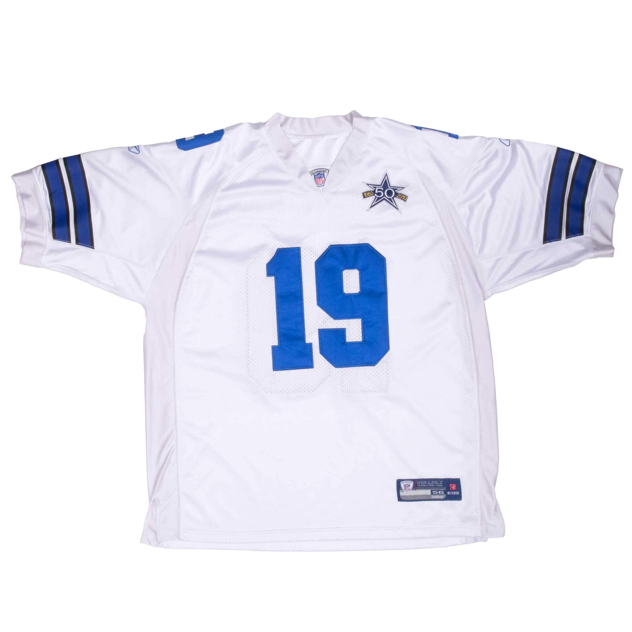 Vintage Nfl Dallas Cowboys Austin #19 50th Anniversary 1960 2010 Reebok Jersey 2010 Size 56
