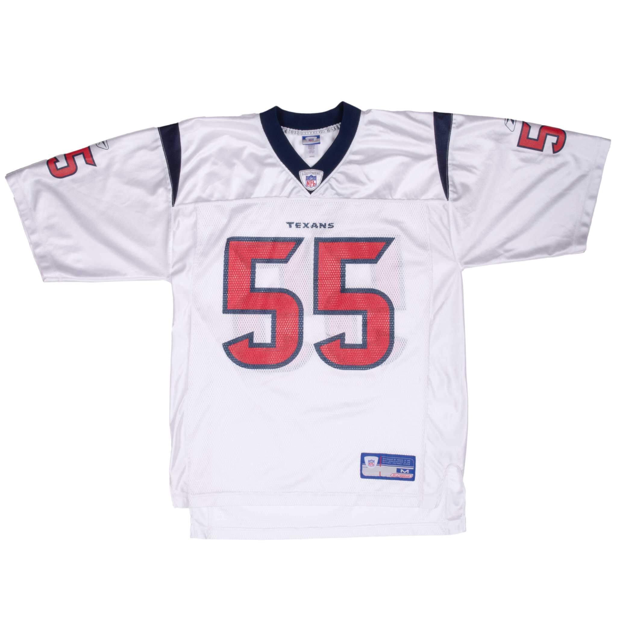 Vintage Nfl Houston Texans Jamie Sharper #55 Reebok Jersey 2000S Size Medium