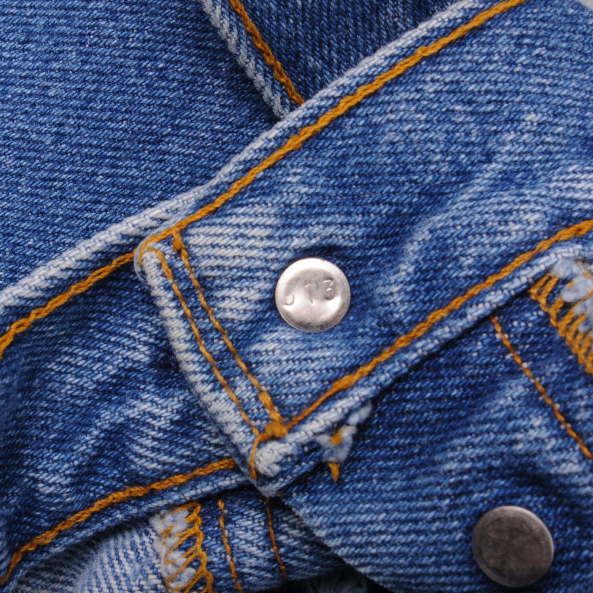 Beautiful Blue Levis 501 Jeans 1993 Size on Tag 38X32 Back Button #913