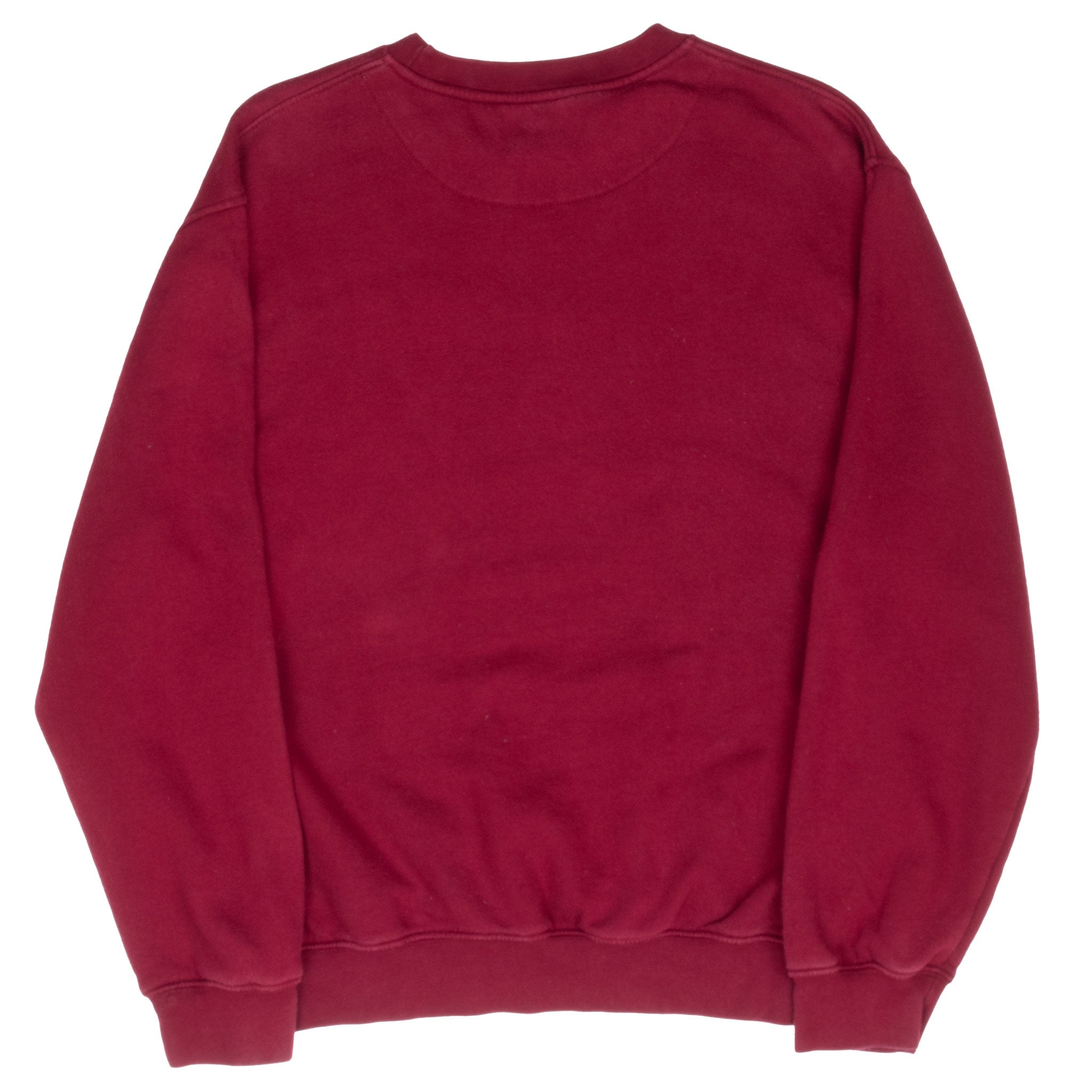 Vintage Nike Classic Swoosh Red Burgundy Sweatshirt 2000S Size Large