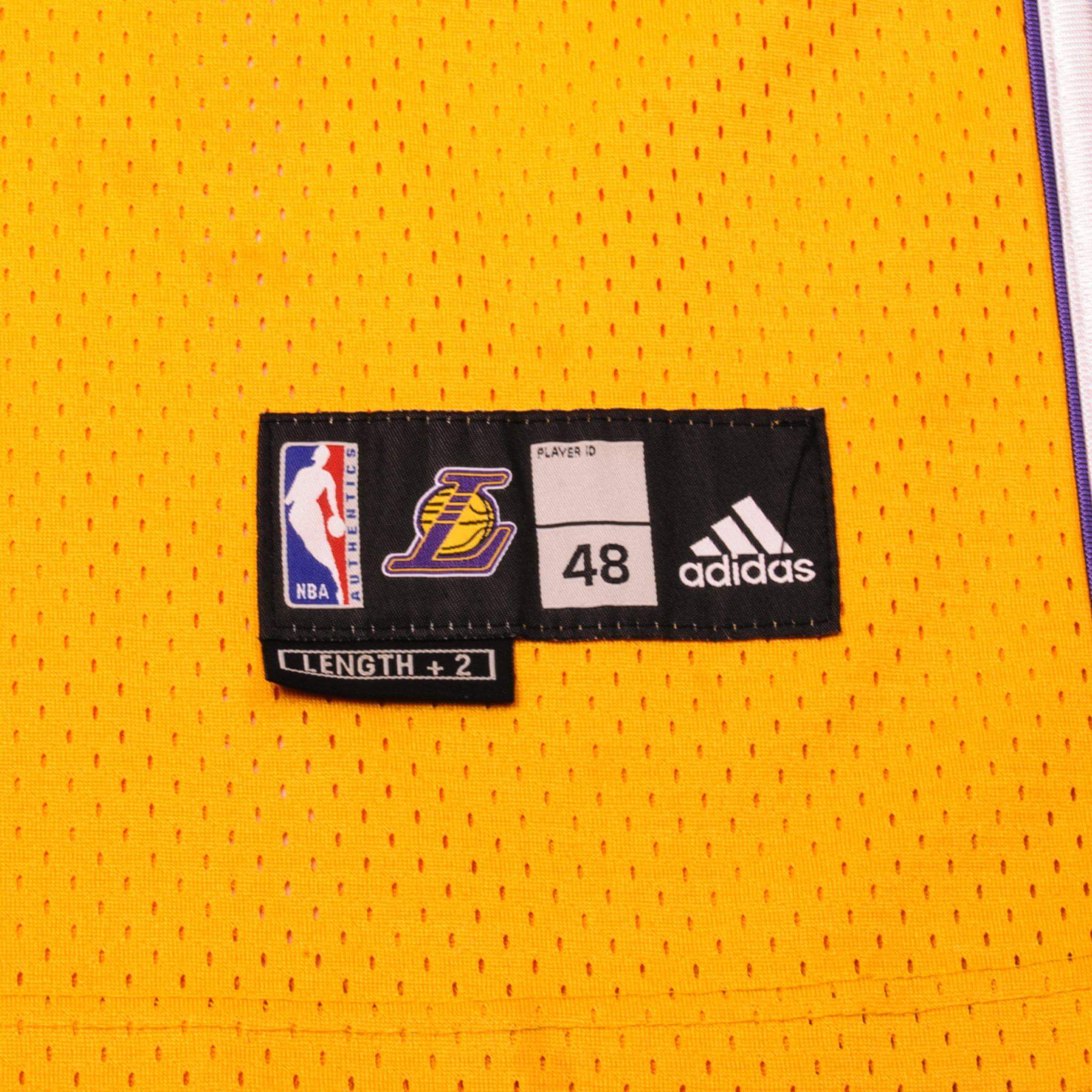 VINTAGE ADIDAS NBA LOS ANGELES LAKERS KOBE BRYANT JERSEY 2007 SIZE 48