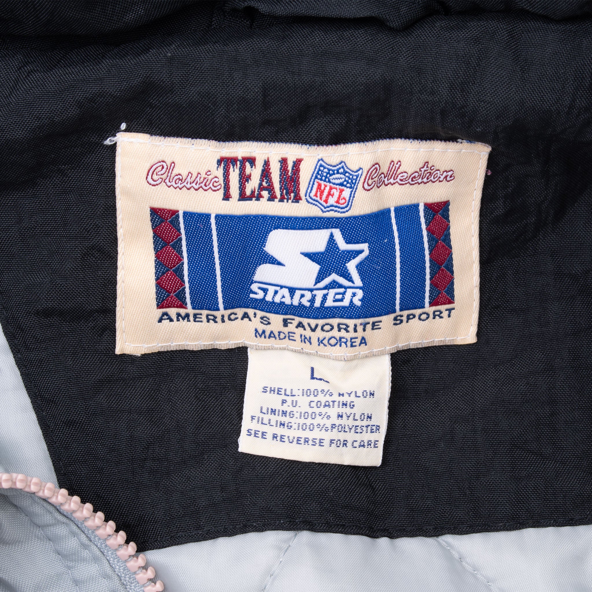 Vintage Nfl Los Angeles Raiders Starter Pullover Jacket 1990S Size Large