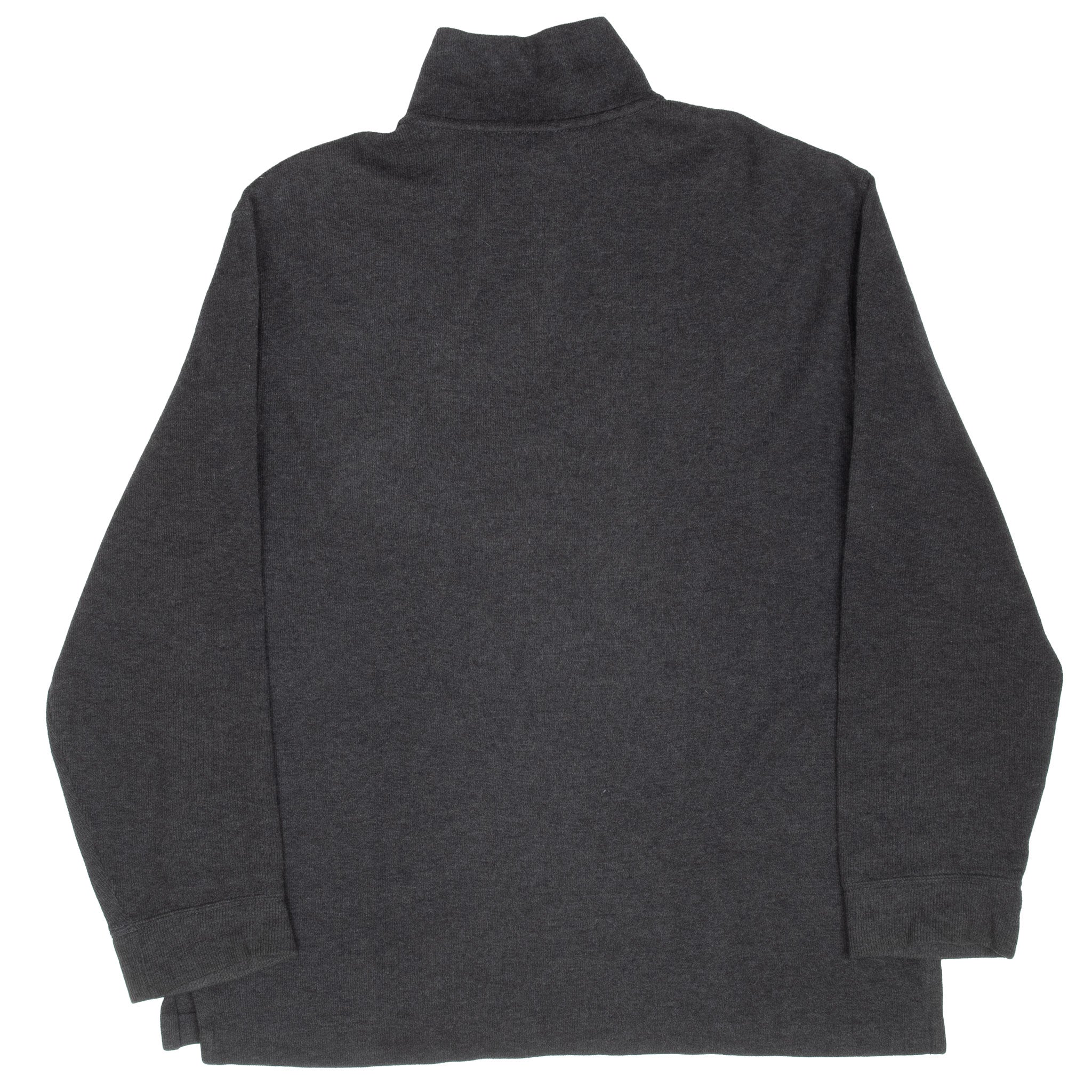 Vintage Polo Ralph Lauren Dark Grey Quarter 1/4 Zip Sweater 1990S Size Large