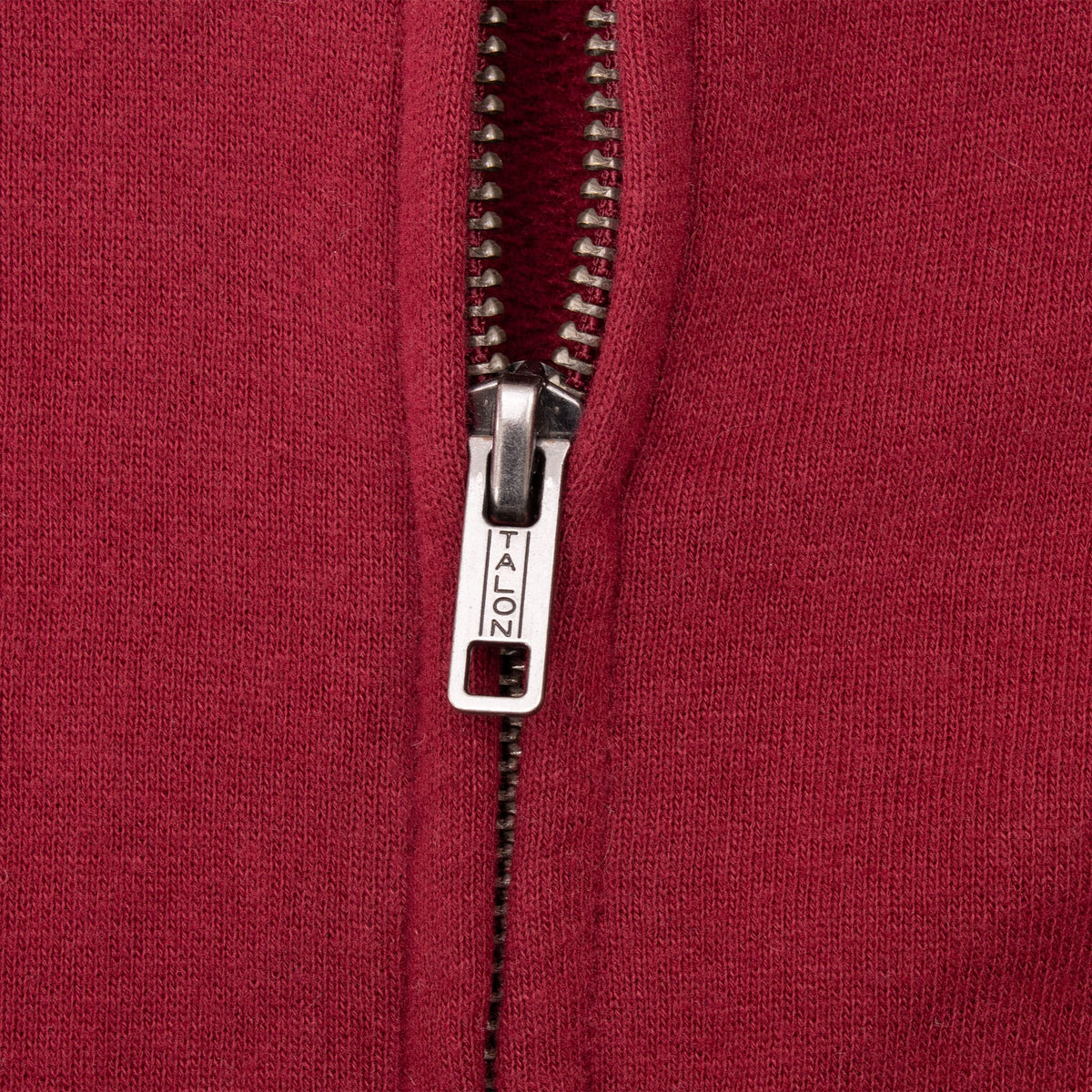 Vintage Ralph Lauren Burgundy Full Zip Hoodie Sweatshirt Size Large