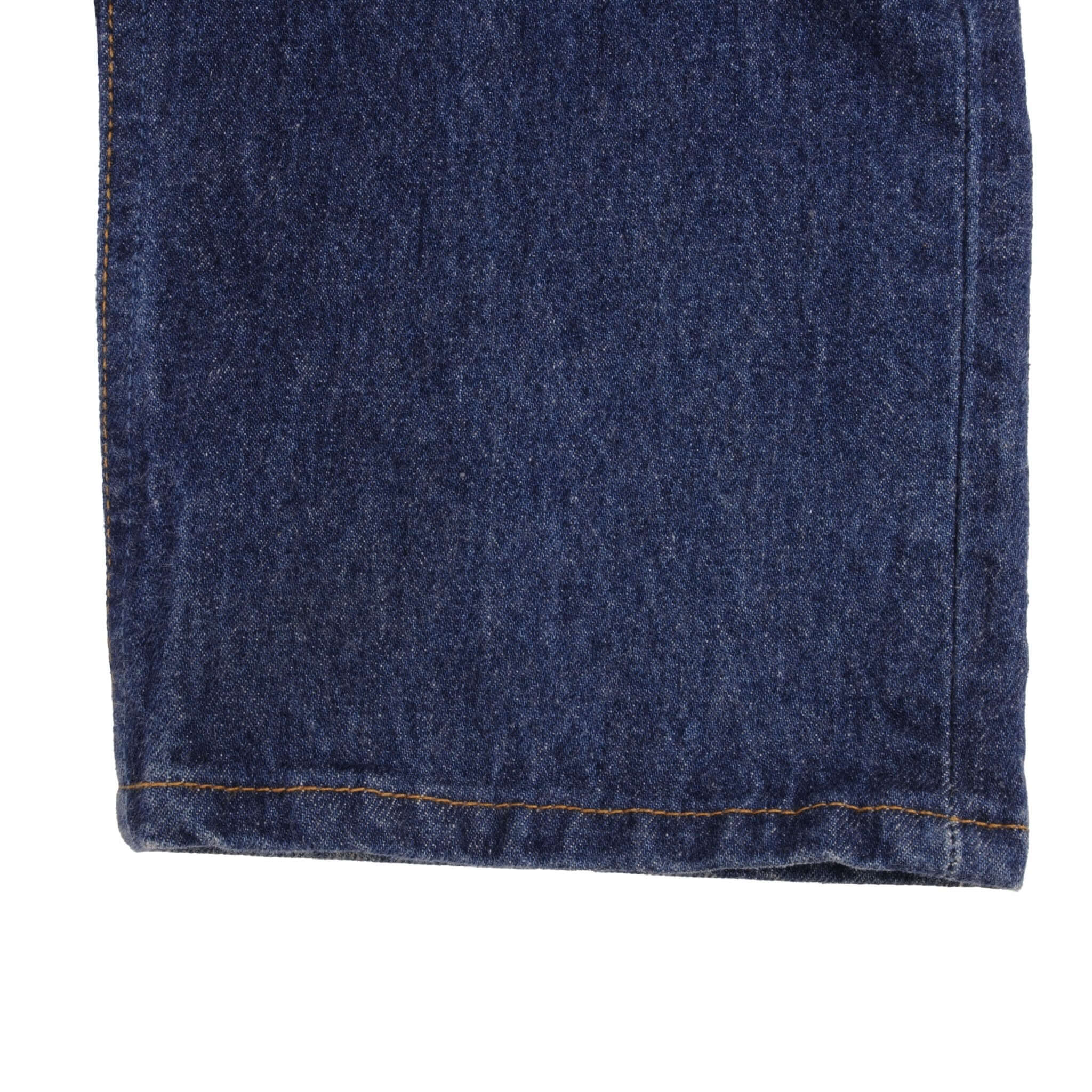 Beautiful Indigo Levis 501 Jeans 1990S Made in USA with very dark wash Size on Tag 33X33 Actual Size 33X31 Back Button #524