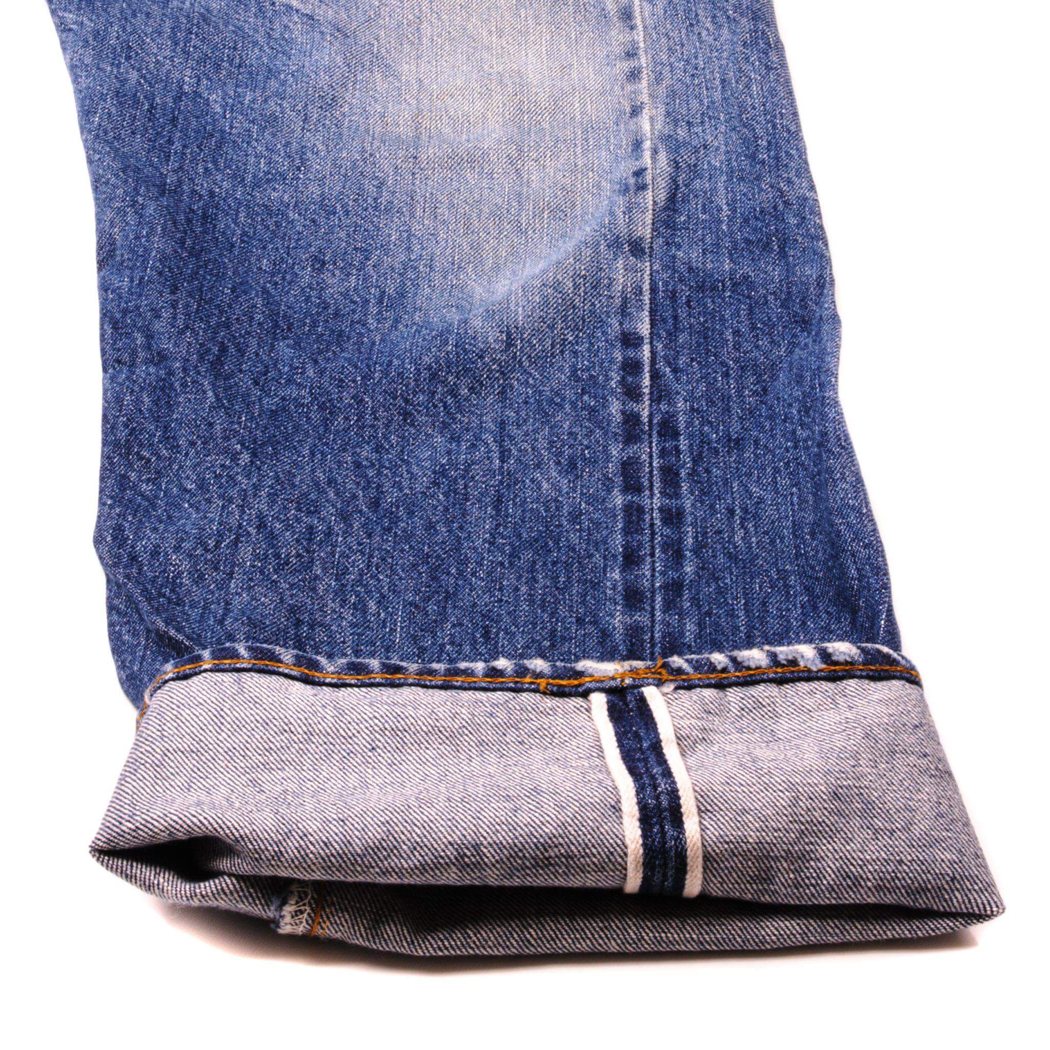 VINTAGE LEVIS 501 JEANS INDIGO 1970-1985 WITH SELVEDGE SIZE W35 L29 MADE IN USA